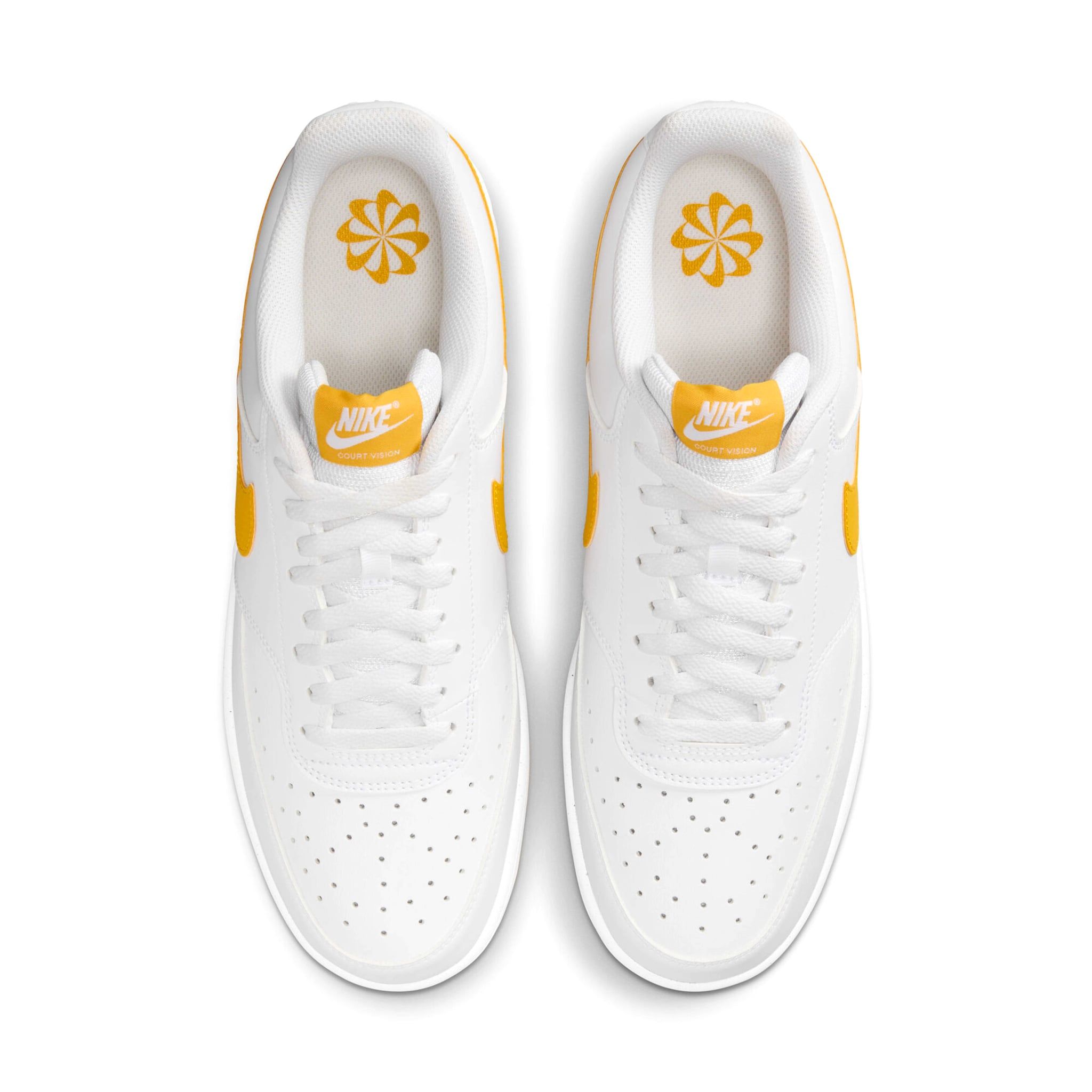  NIKE COURT VISION LOW NEXT WHITE UNIVERSITY GOLD HF1744-100 