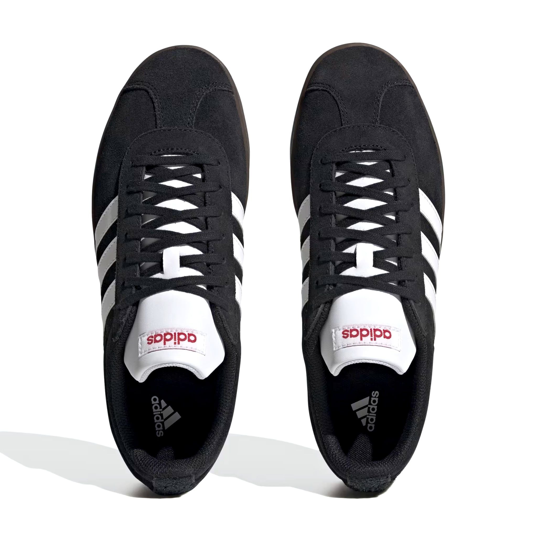  ADIDAS VL COURT 2.0 CORE BLACK CLOUD WHITE BETTER SCARLET HQ1801 