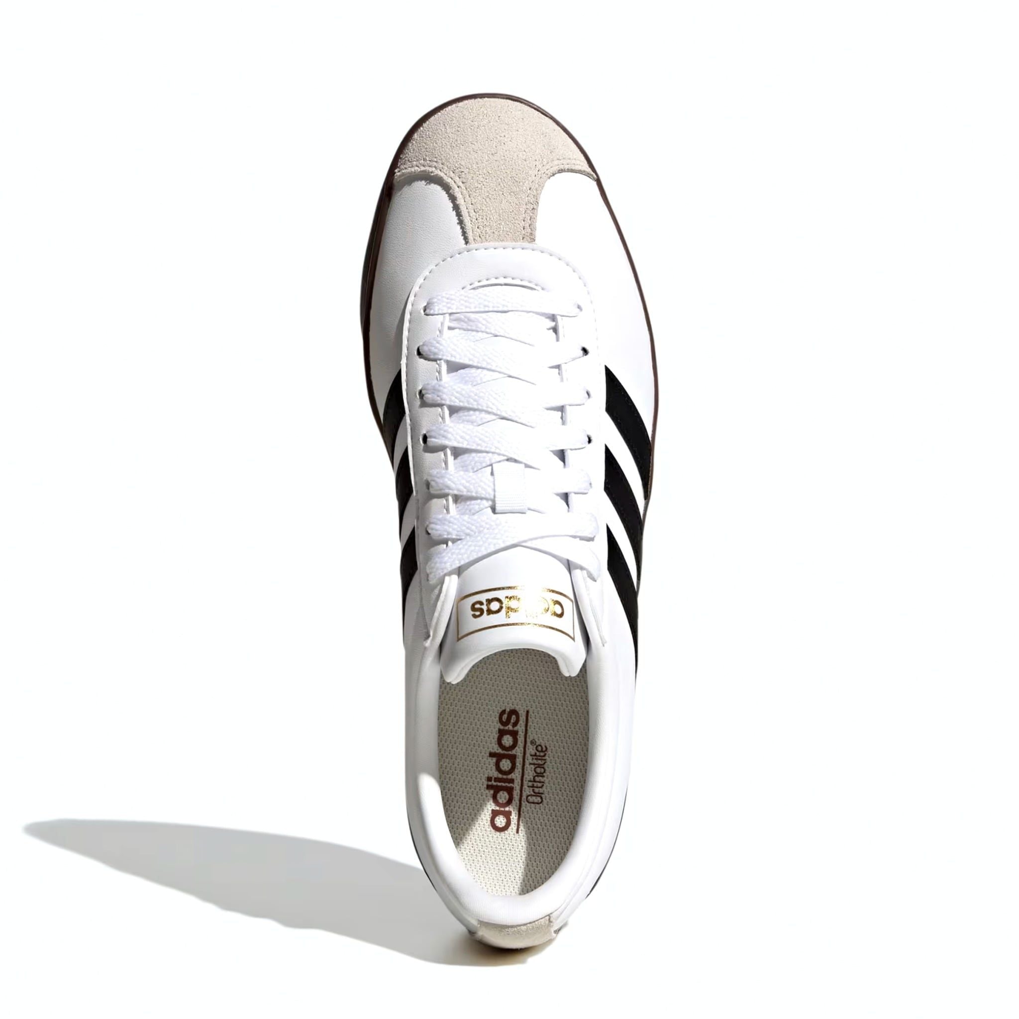  ADIDAS VL COURT 2.0 WHITE BLACK GUM ID6015 