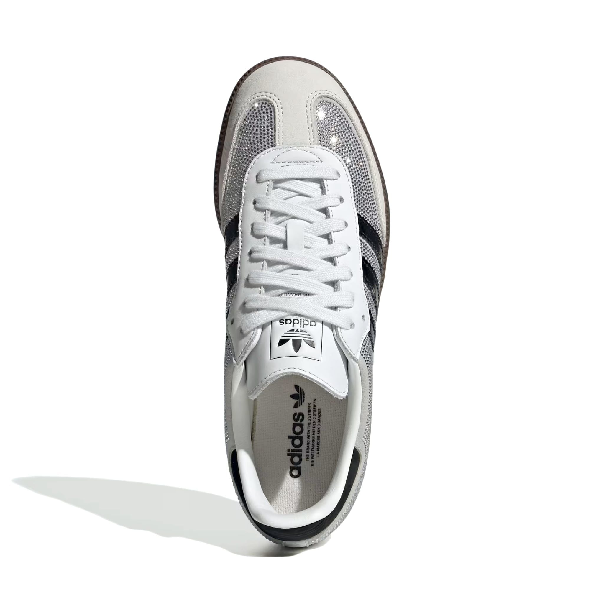  ADIDAS SAMBA OG RHINESTONE CRYSTAL WHITE SILVER IH9055 