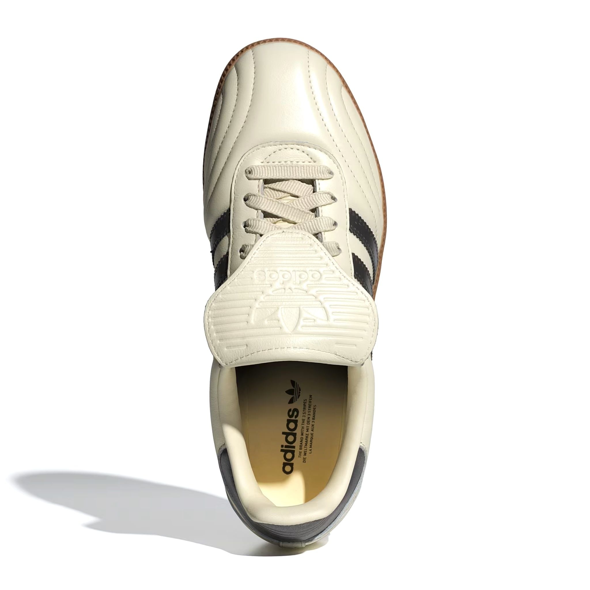  ADIDAS SAMBA LT CREAM METALLIC BLACK GUM JP6143 