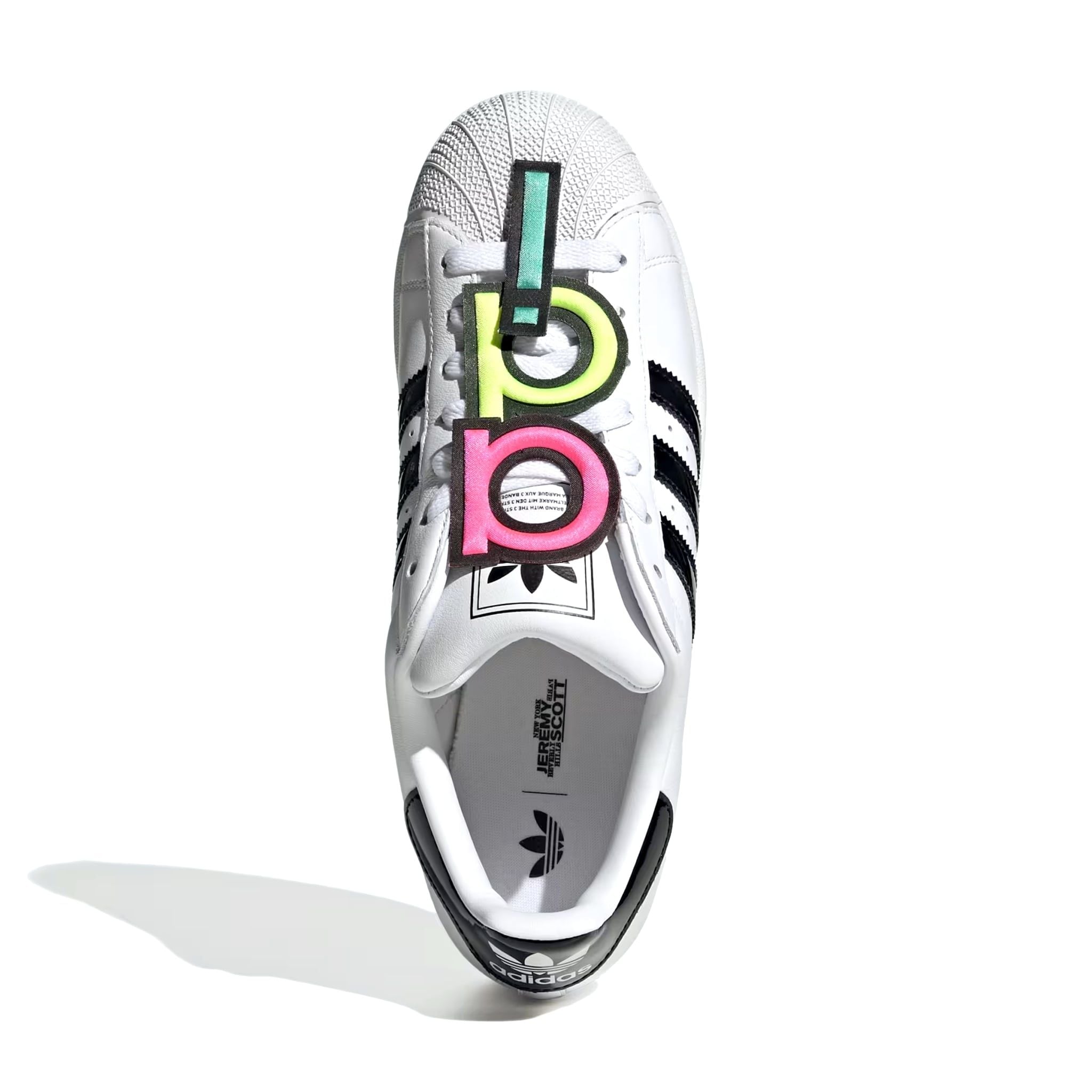  ADIDAS SUPERSTAR II JEREMY SCOTT WHITE BLACK JR3584 