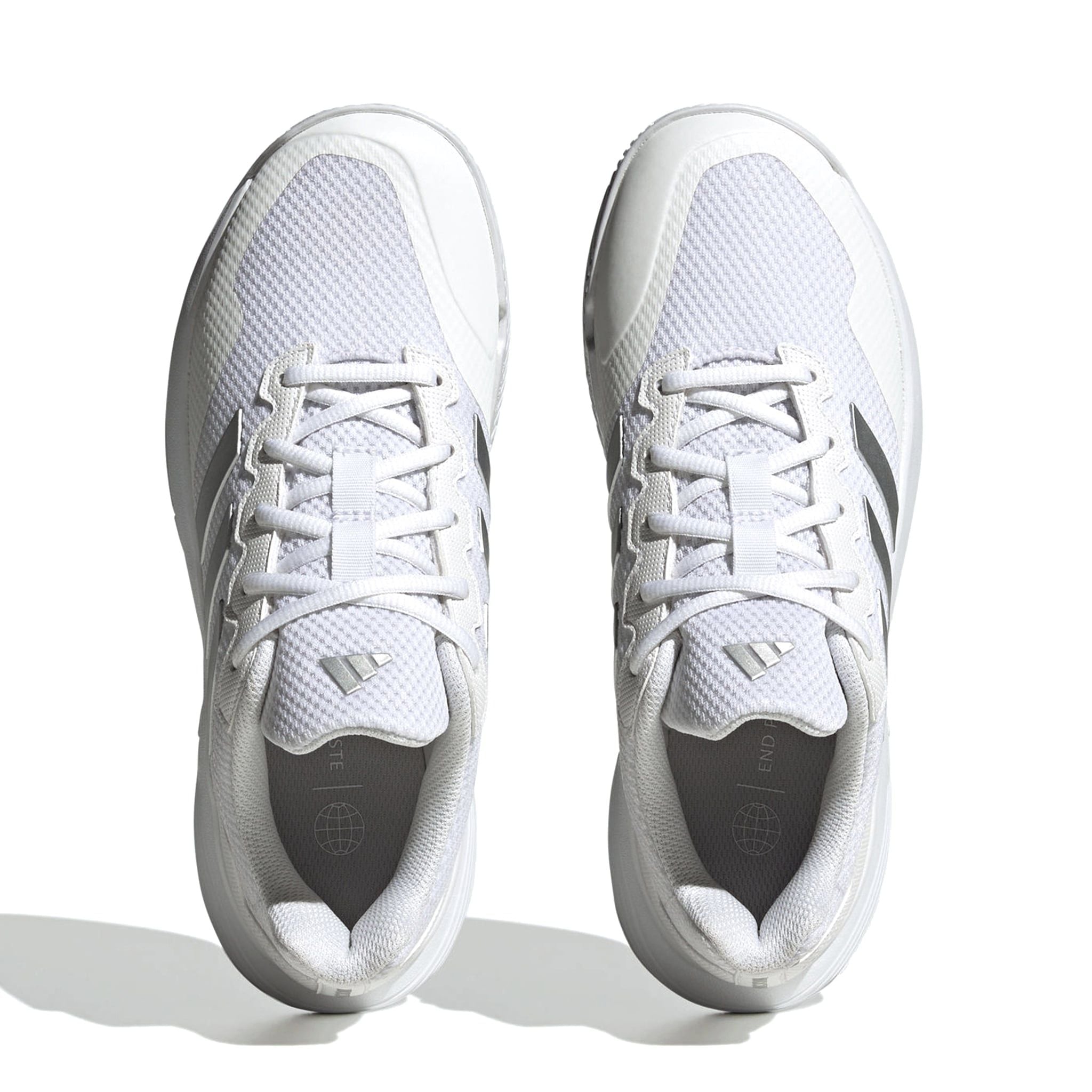 ADIDAS GAMECOURT 2 WHITE METALLIC SILVER KI0789 