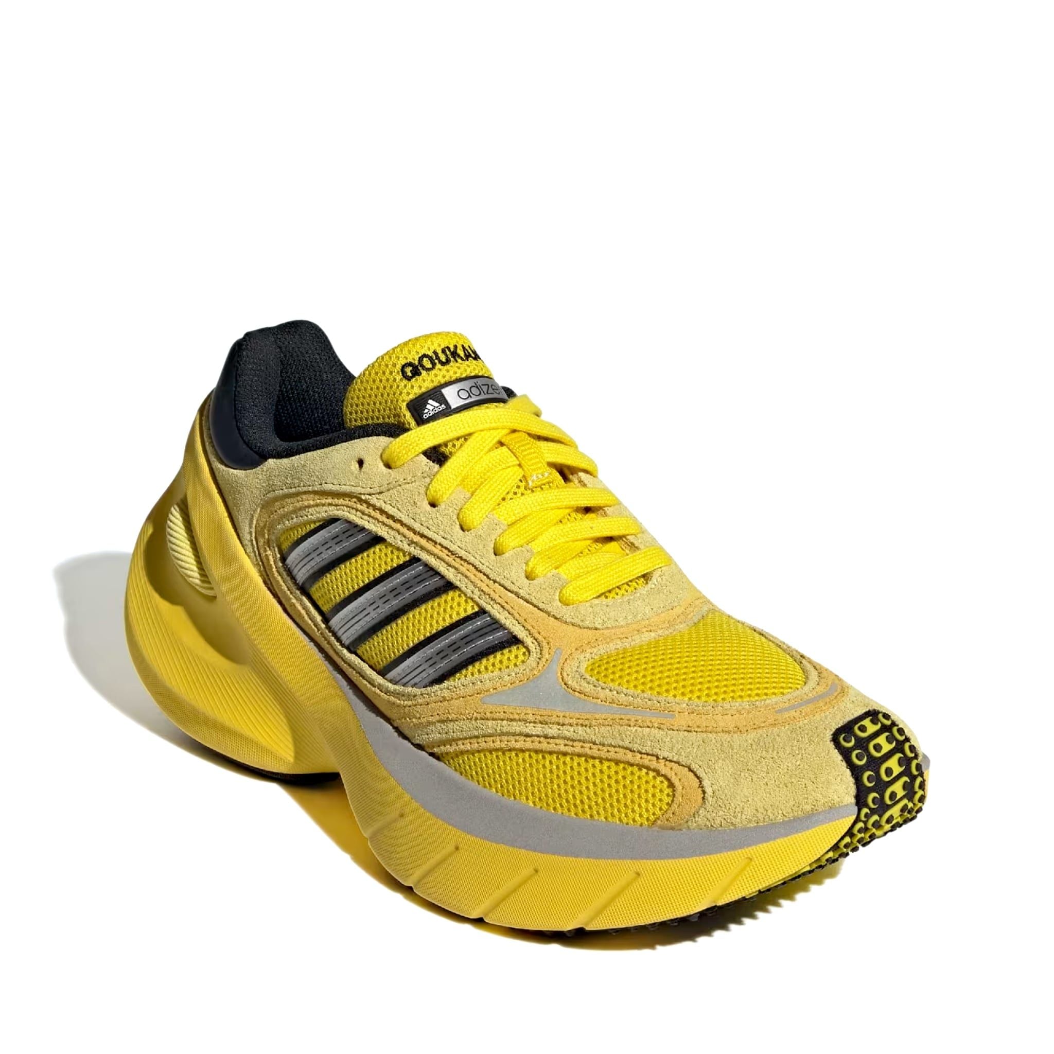  ADIDAS ADIZERO GOUKANA YELLOW SILVER METALLIC CORE BLACK KI4939 
