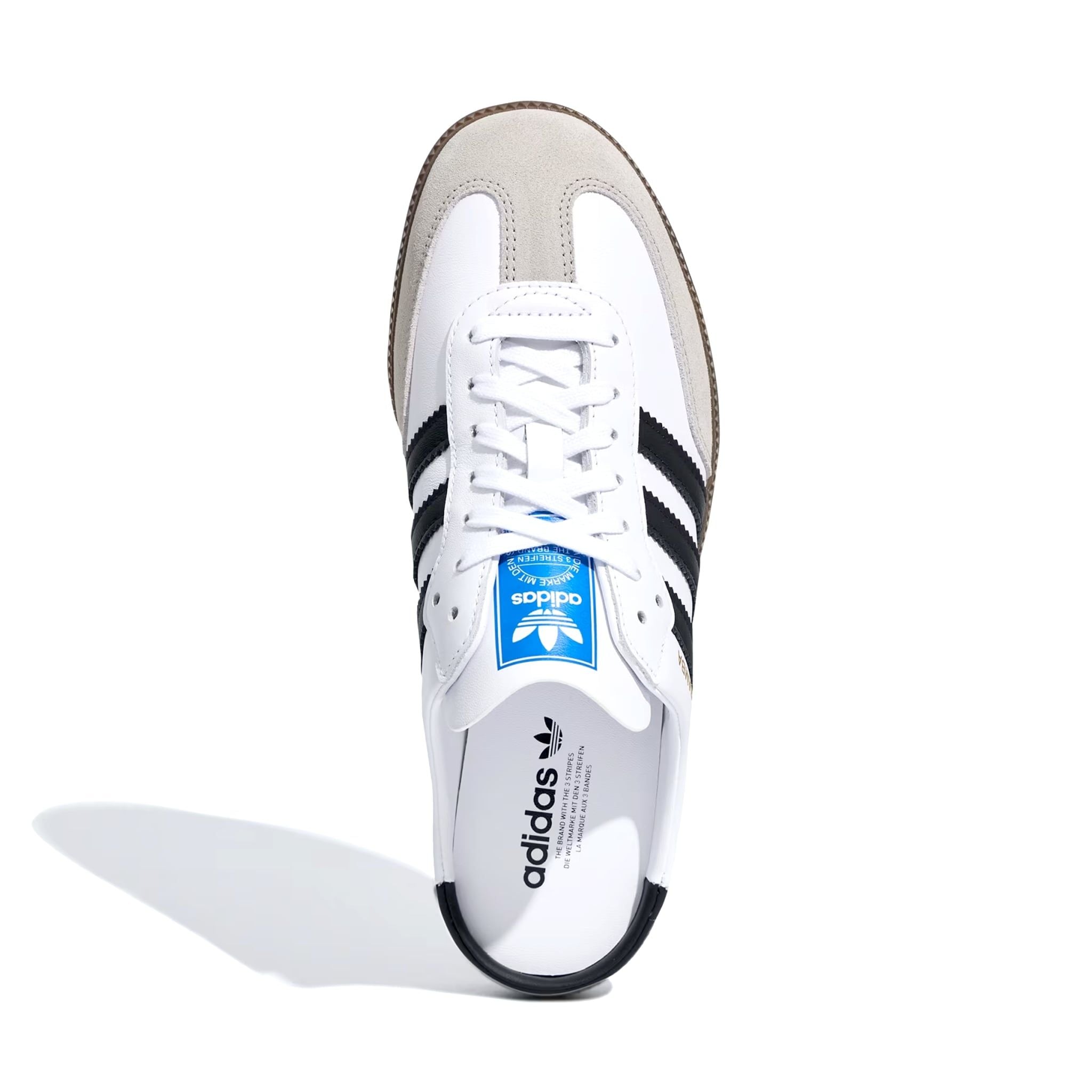  ADIDAS SAMBA MULE WHITE BLACK GUM LB3814 
