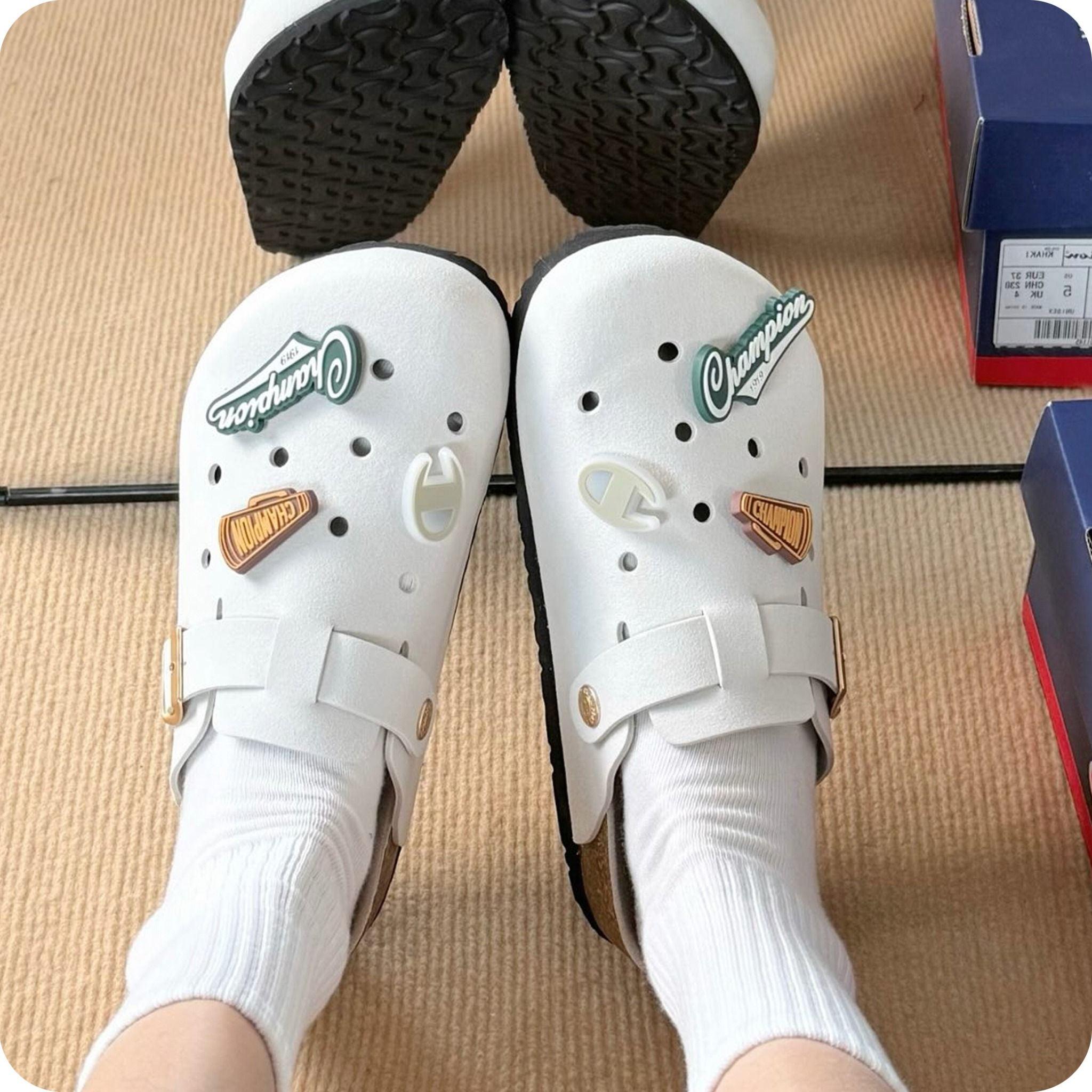  CHAMPION SANDAL BIRKEN WHITE U5AFASU19F1 