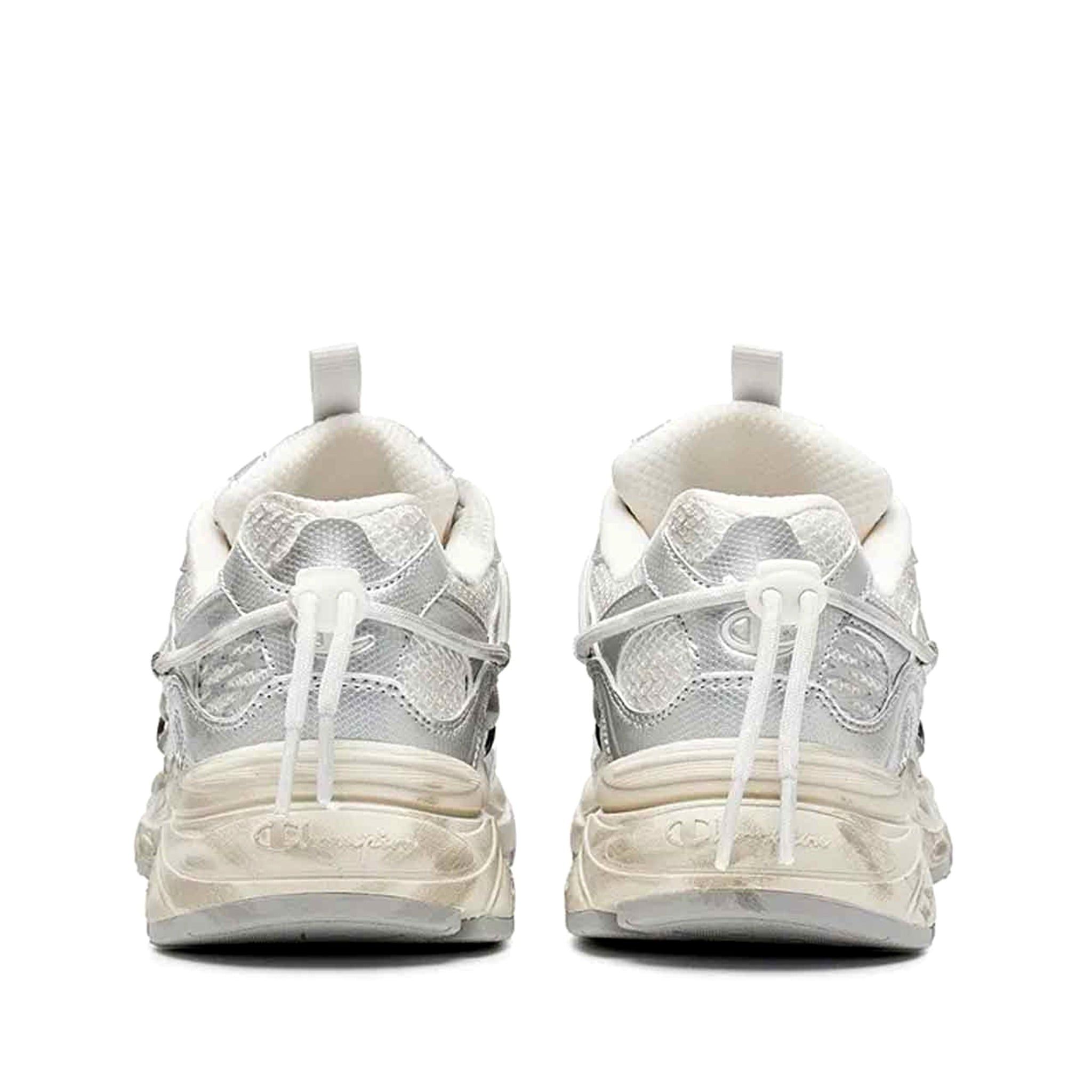  CHAMPION CHUNKY LOW-TOP SILVER/MILK WHITE U5AFCRU15P8 