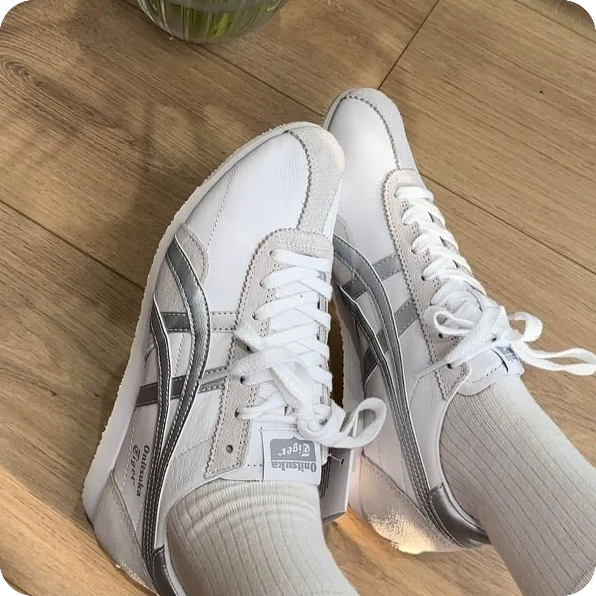  ONITSUKA TIGER RUNSPARK WHITE SILVER 1183B480-104 