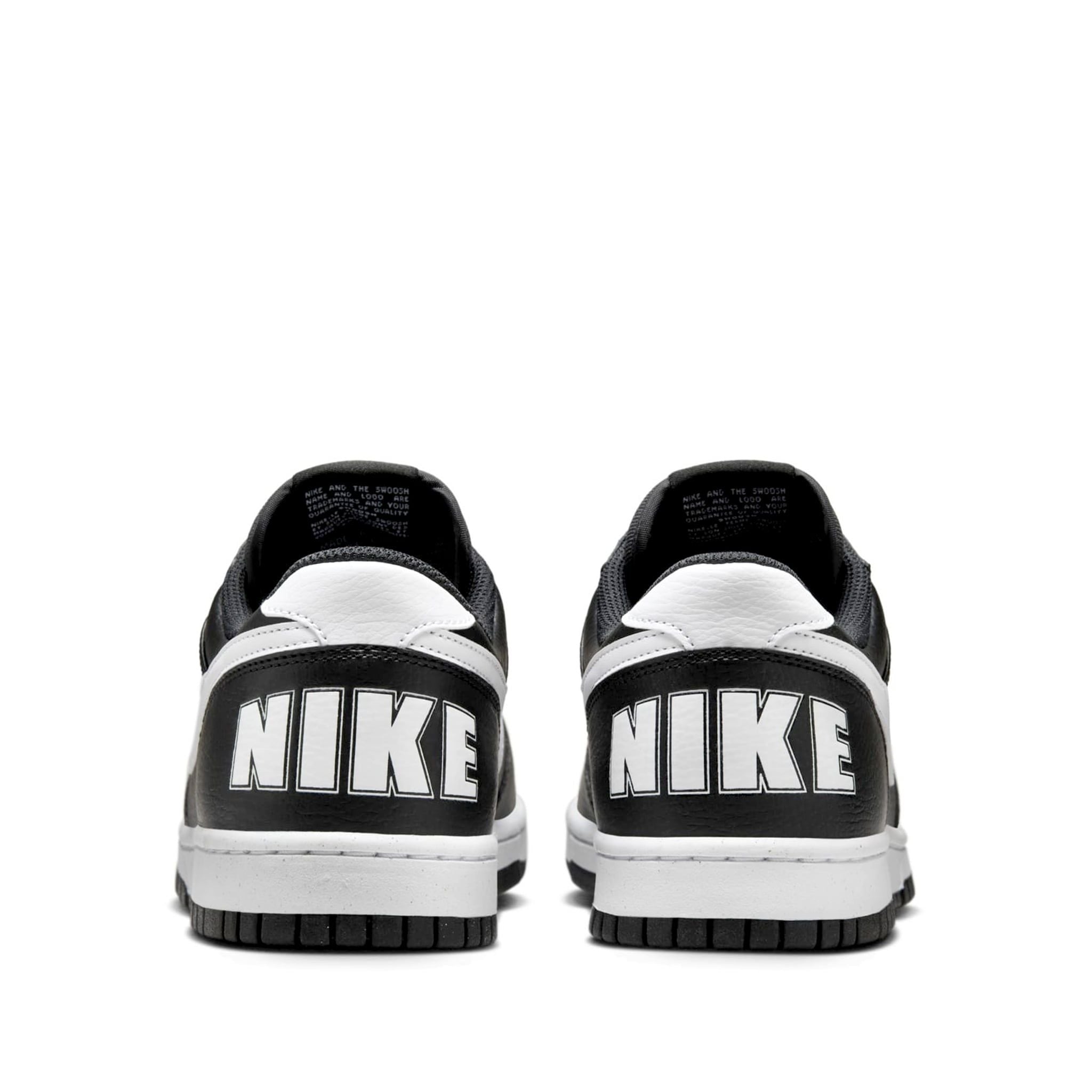  NIKE BIG NIKE LOW BLACK WHITE 355152-016 