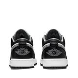  NIKE AIR JORDAN 1 LOW BLACK WHITE GREY 553560-040 