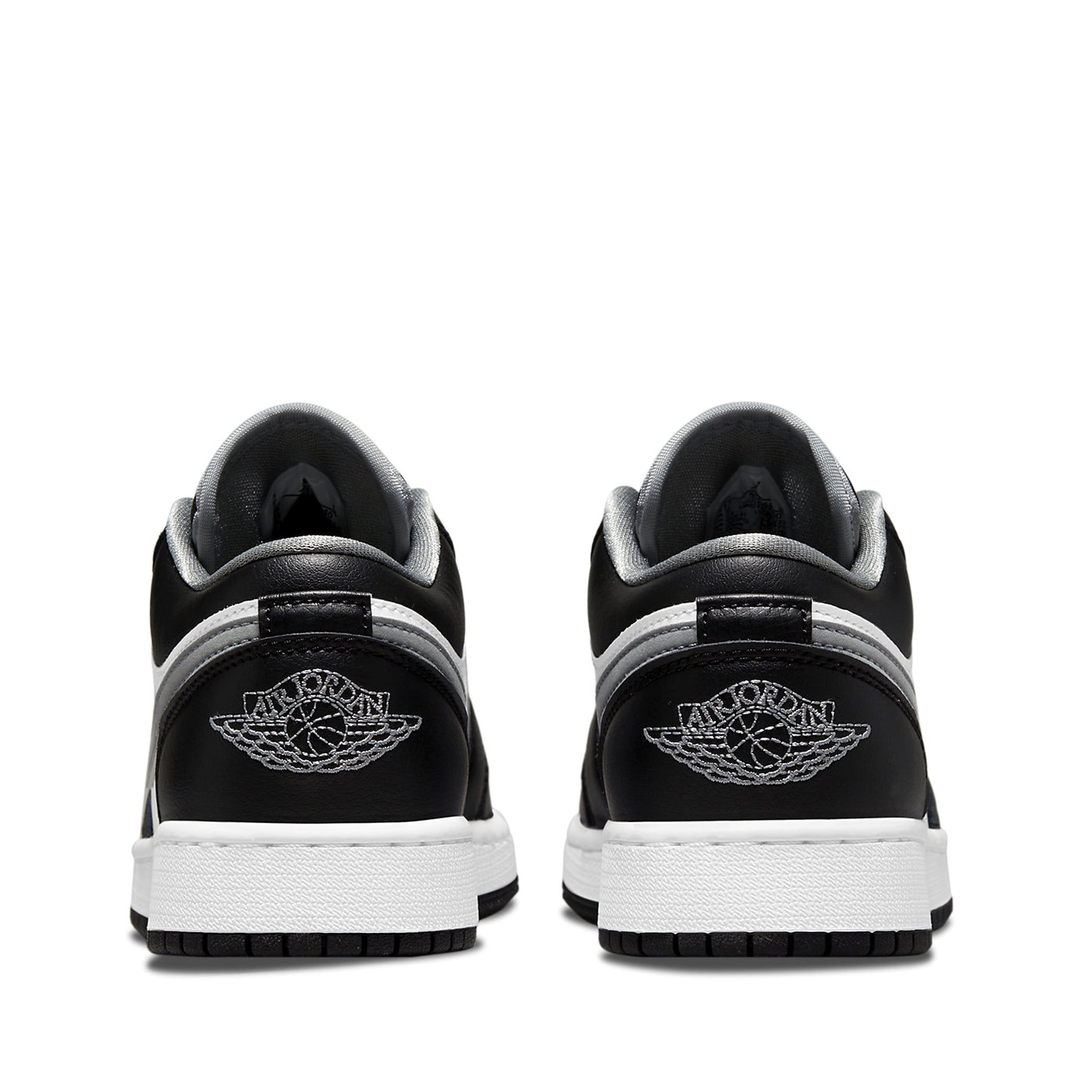  NIKE AIR JORDAN 1 LOW BLACK WHITE GREY 553560-040 