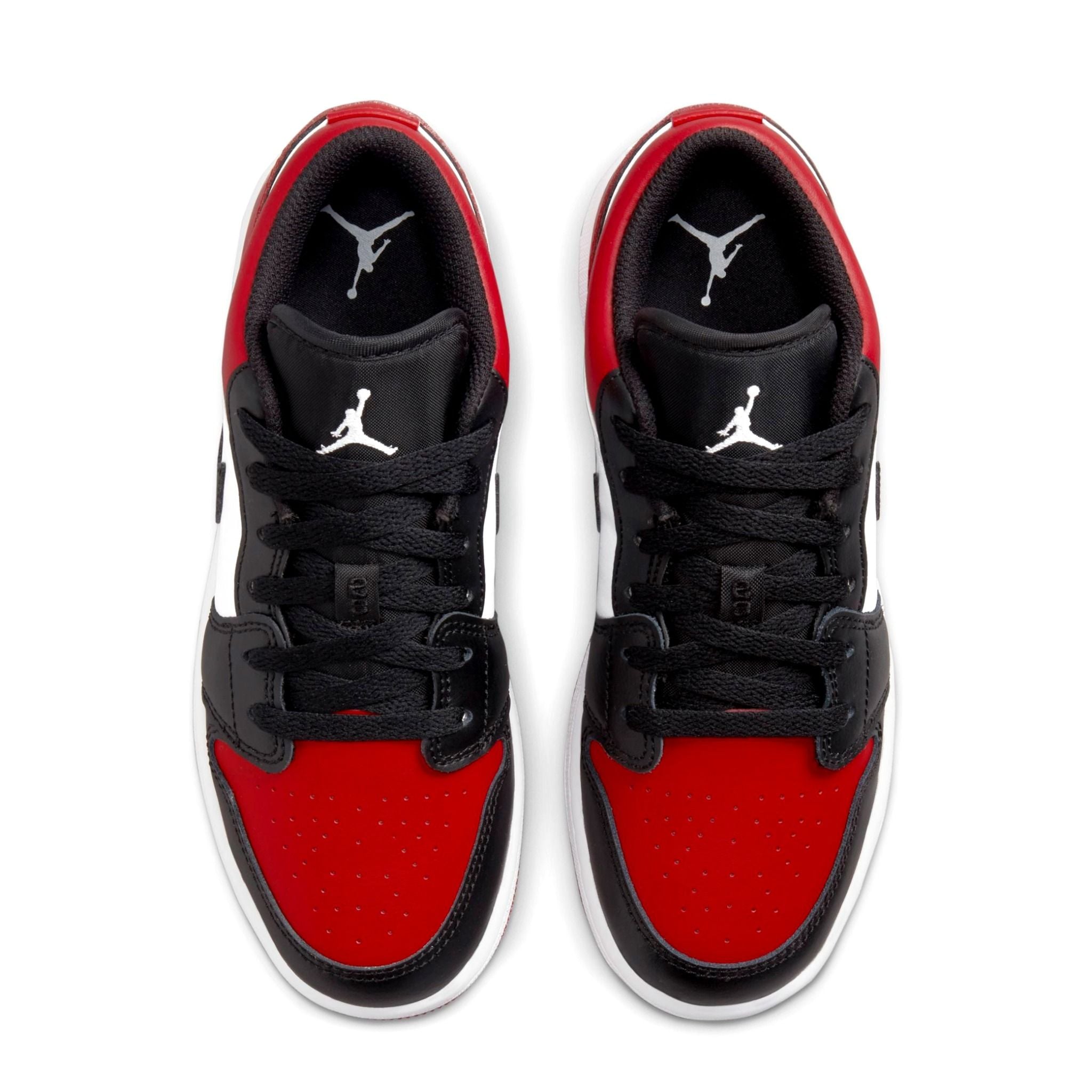  NIKE AIR JORDAN 1 LOW BRED TOE GS 553560-612 
