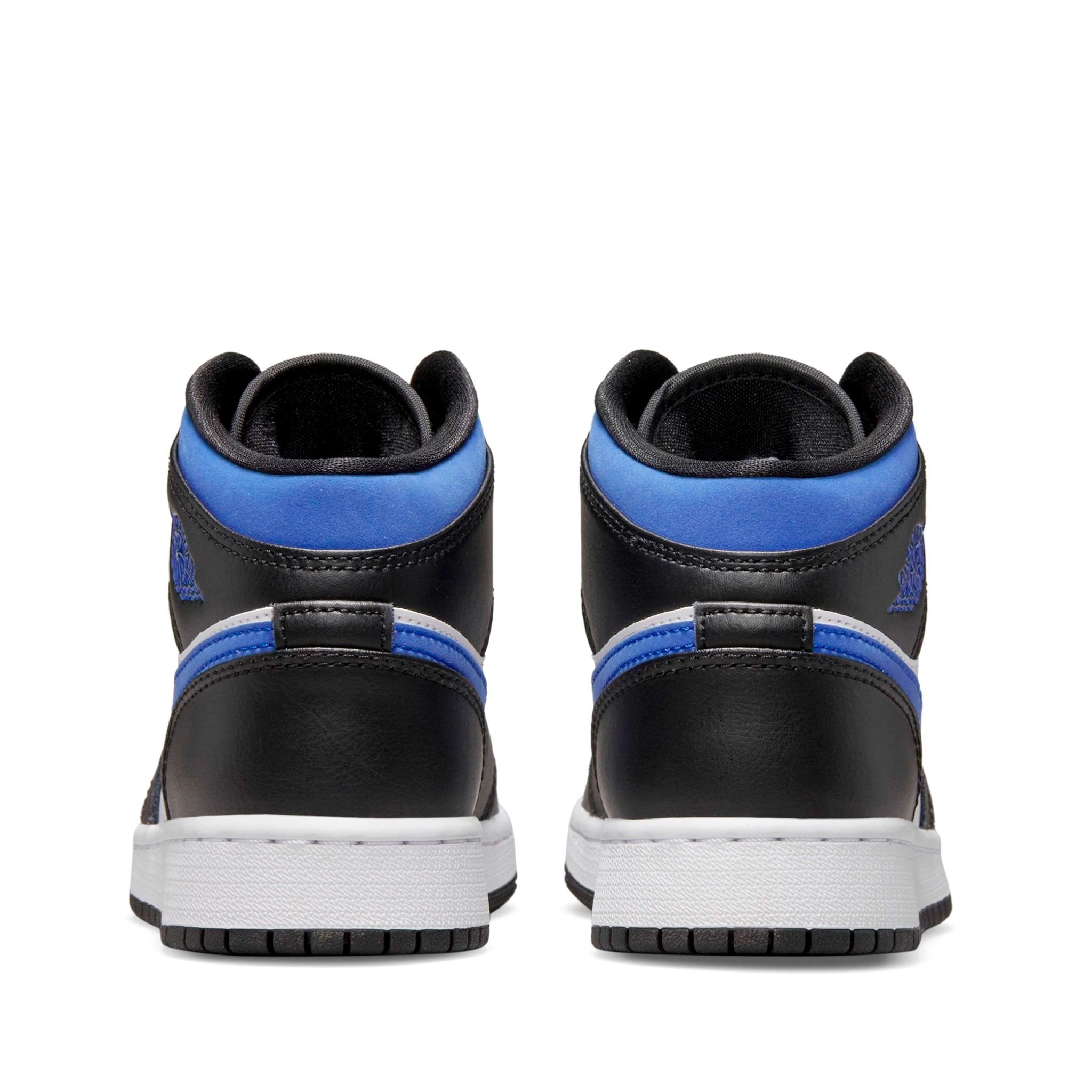  NIKE AIR JORDAN 1 MID WHITE BLACK RACER BLUE 554725-140 