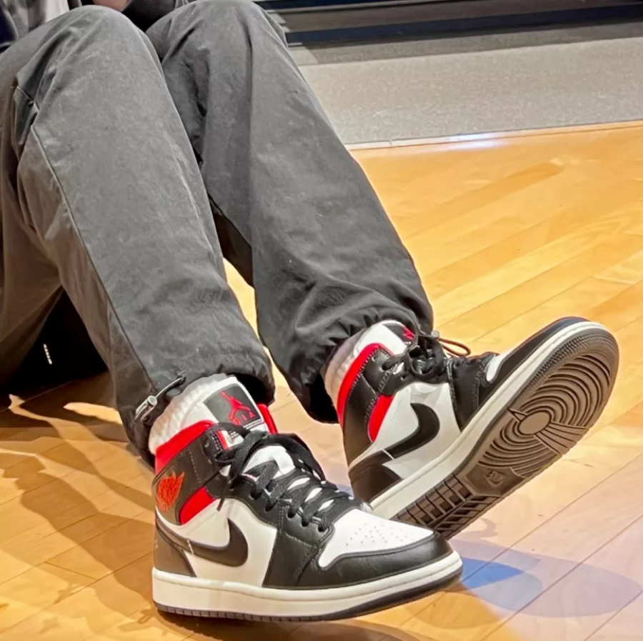  NIKE AIR JORDAN 1 MID W FITNESS RED BQ6472-061 