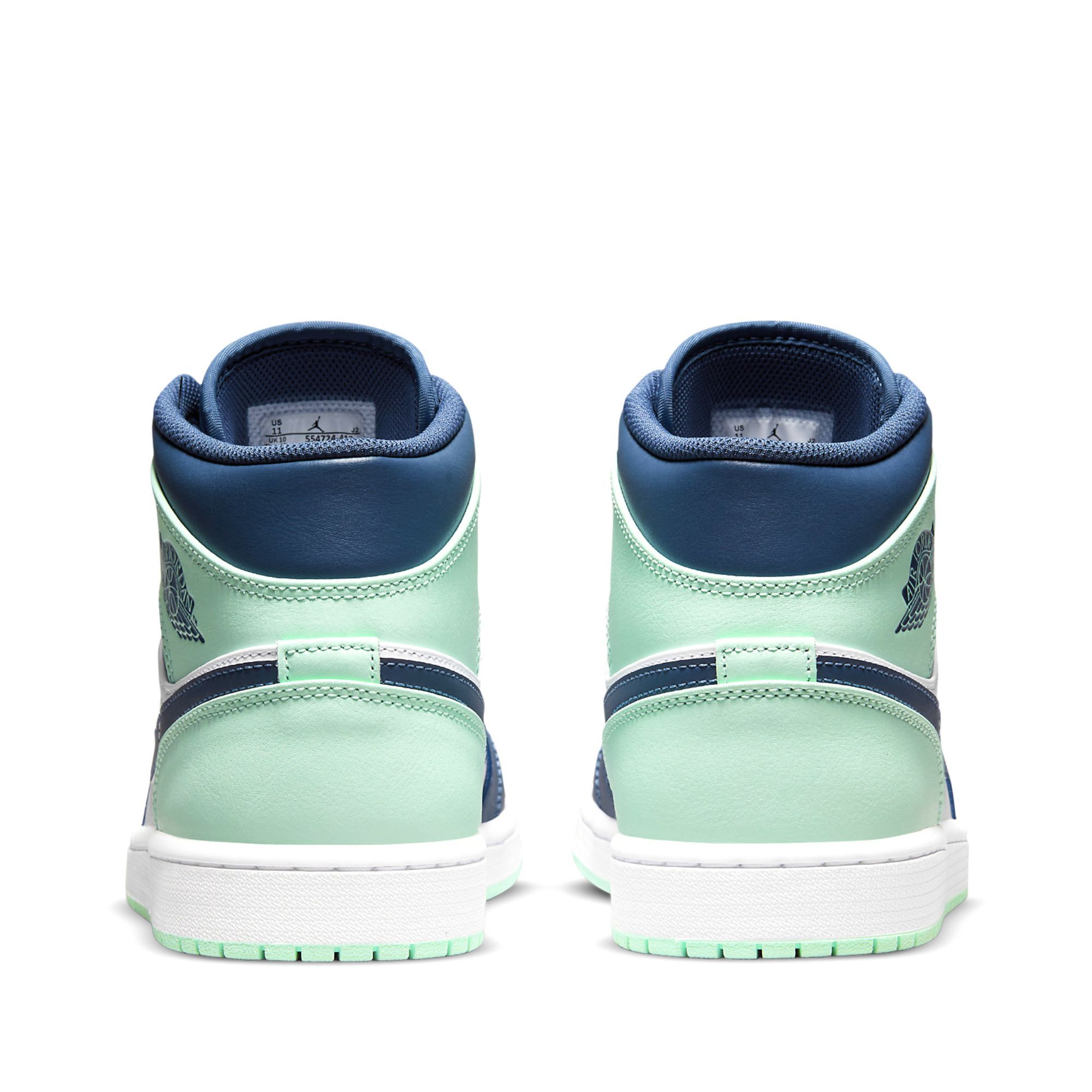  NIKE AIR JORDAN 1 MID MYSTIC NAVY MINT FOAM 554724-413 