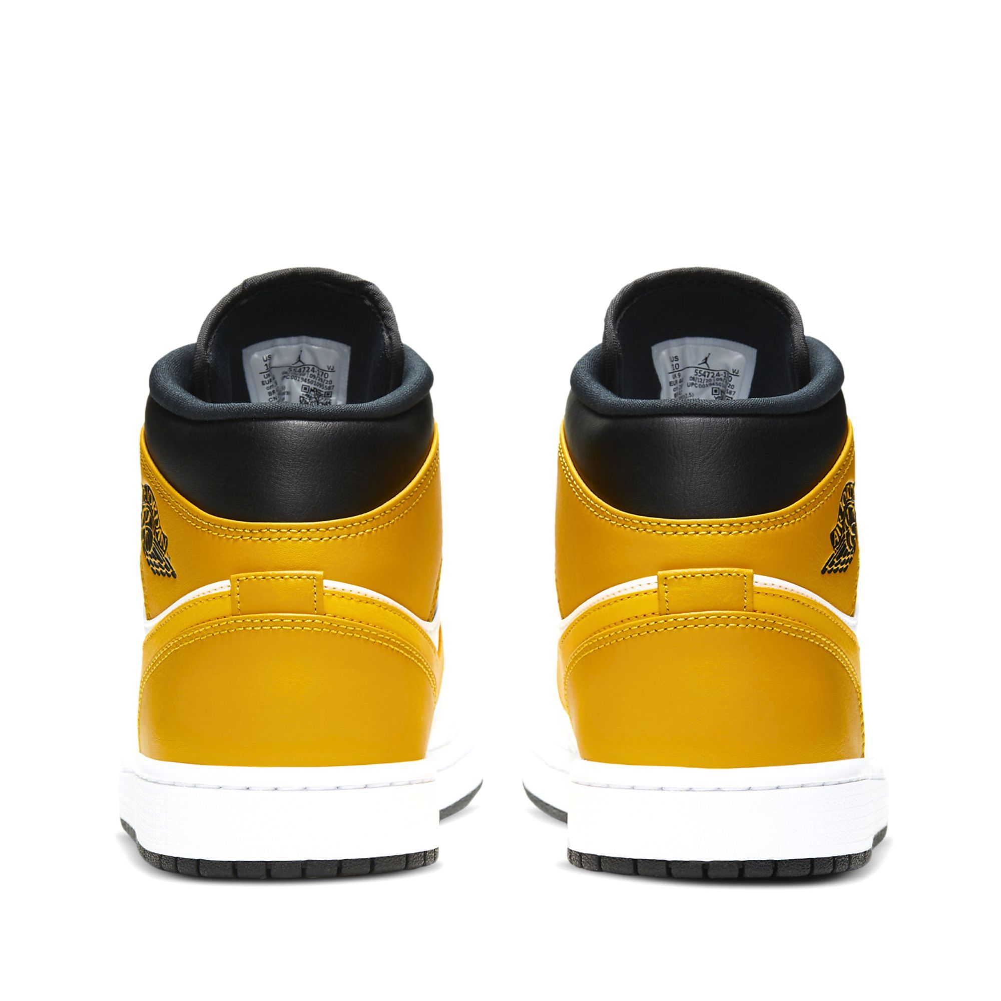  NIKE AIR JORDAN 1 MID UNIVERSITY GOLD 554724-170 