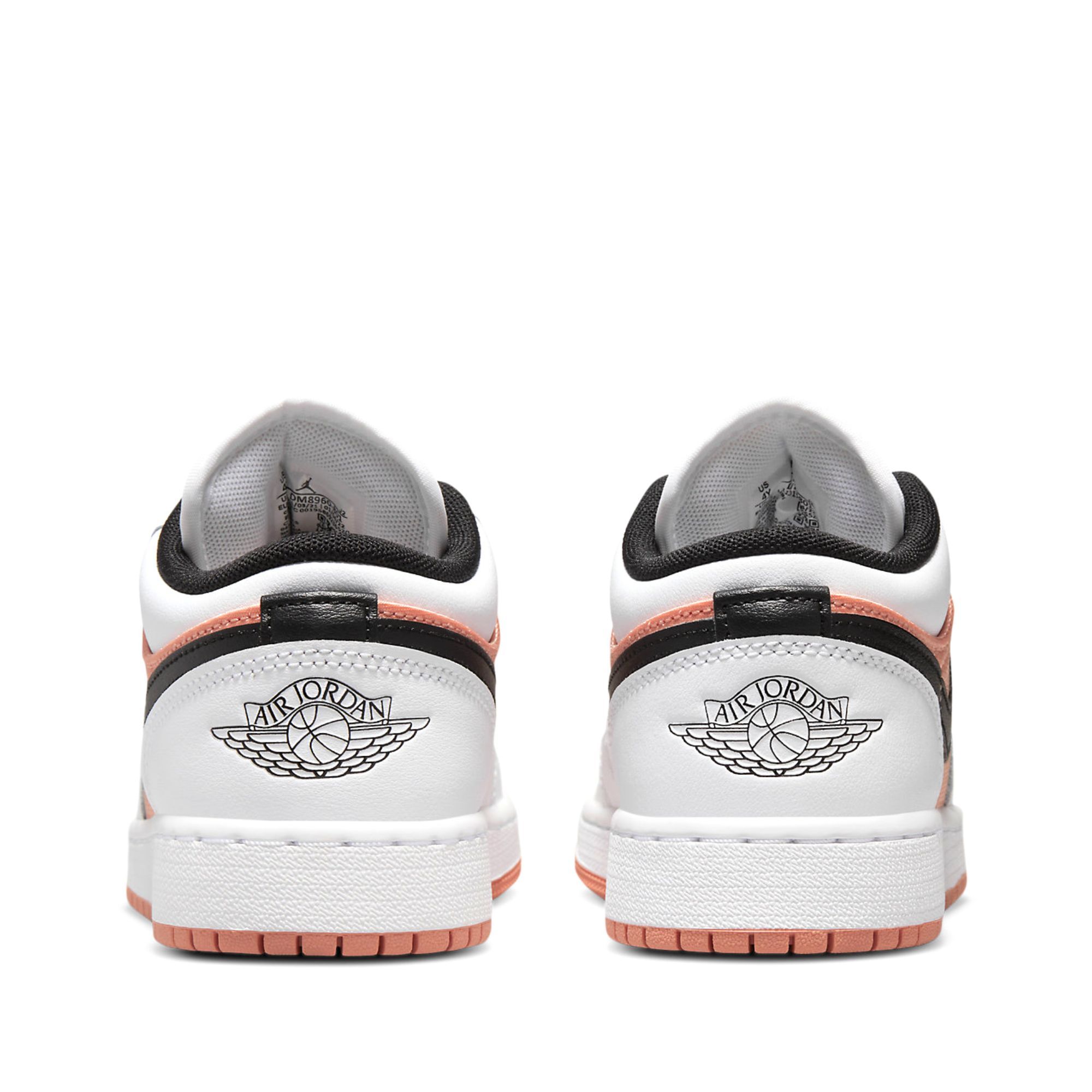  NIKE AIR JORDAN 1 LOW WHITE LIGHT MADDER ROOT GS DM8960-801 