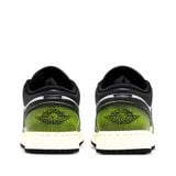  NIKE AIR JORDAN 1 LOW WHITE BLACK GREEN GS DO8244-003 