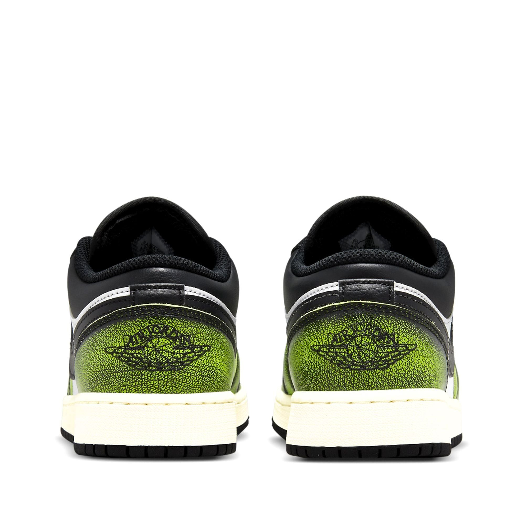  NIKE AIR JORDAN 1 LOW WHITE BLACK GREEN GS DO8244-003 