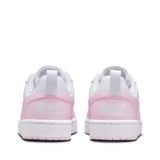  NIKE  COURT BOROUGH LOW 2 SE WHITE PINK FOAM DQ0492-100 l DV5456-105 