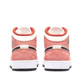  NIKE AIR JORDAN 1 MID SE ORANGE SUEDE GS DV1336-800 
