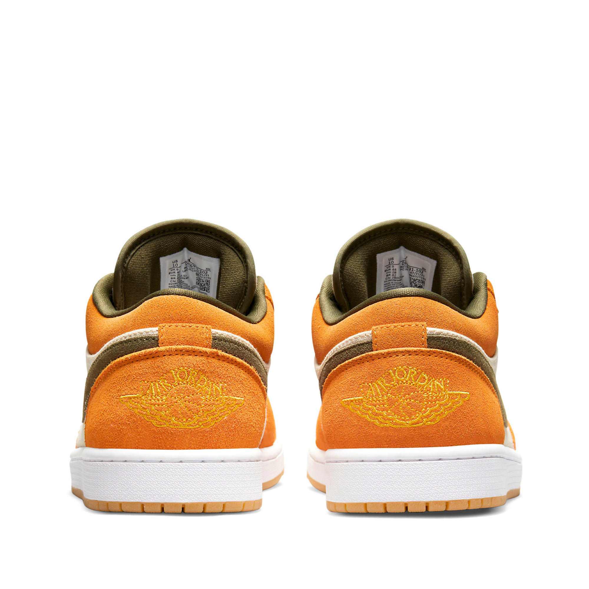  NIKE AIR JORDAN 1 LOW ORANGE OLIVE DH6931-102 