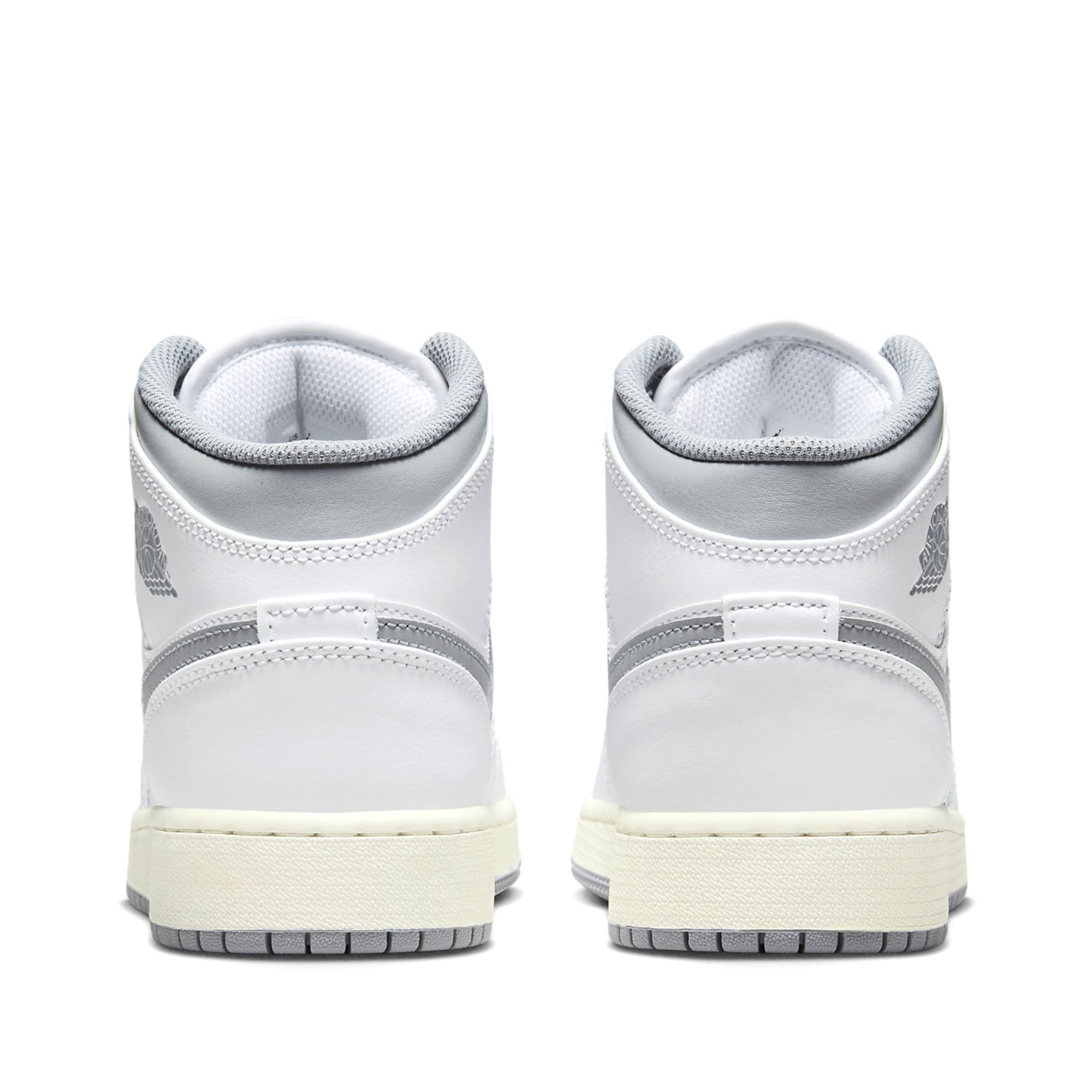  NIKE AIR JORDAN 1 MID NEUTRAL GREY GS 554725-135 