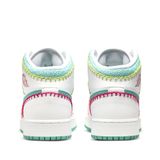  NIKE AIR JORDAN 1 MID MULTI KNIT GS DM6218-100 