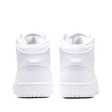  NIKE AIR JORDAN 1 MID GS TRIPLE WHITE 554725-130 