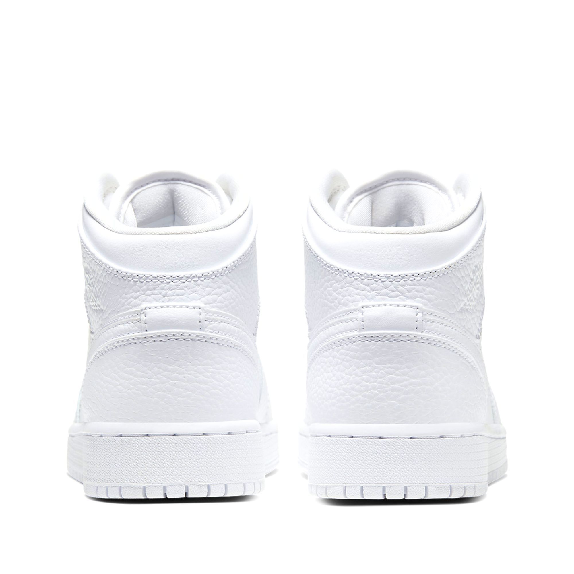  NIKE AIR JORDAN 1 MID GS TRIPLE WHITE 554725-130 