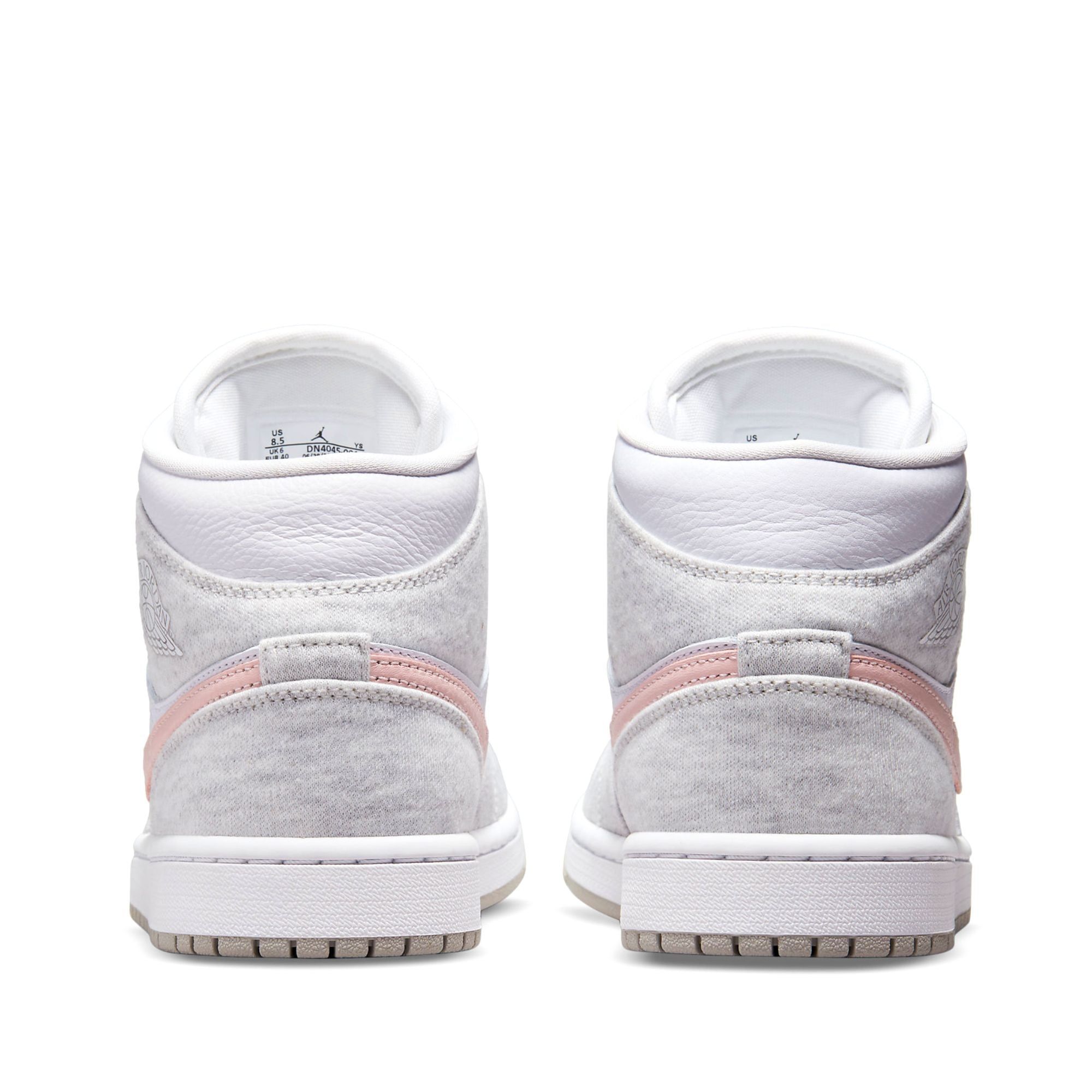  NIKE AIR JORDAN 1 MID SE WHITE LIGHT IRON ORE DN4045-001 