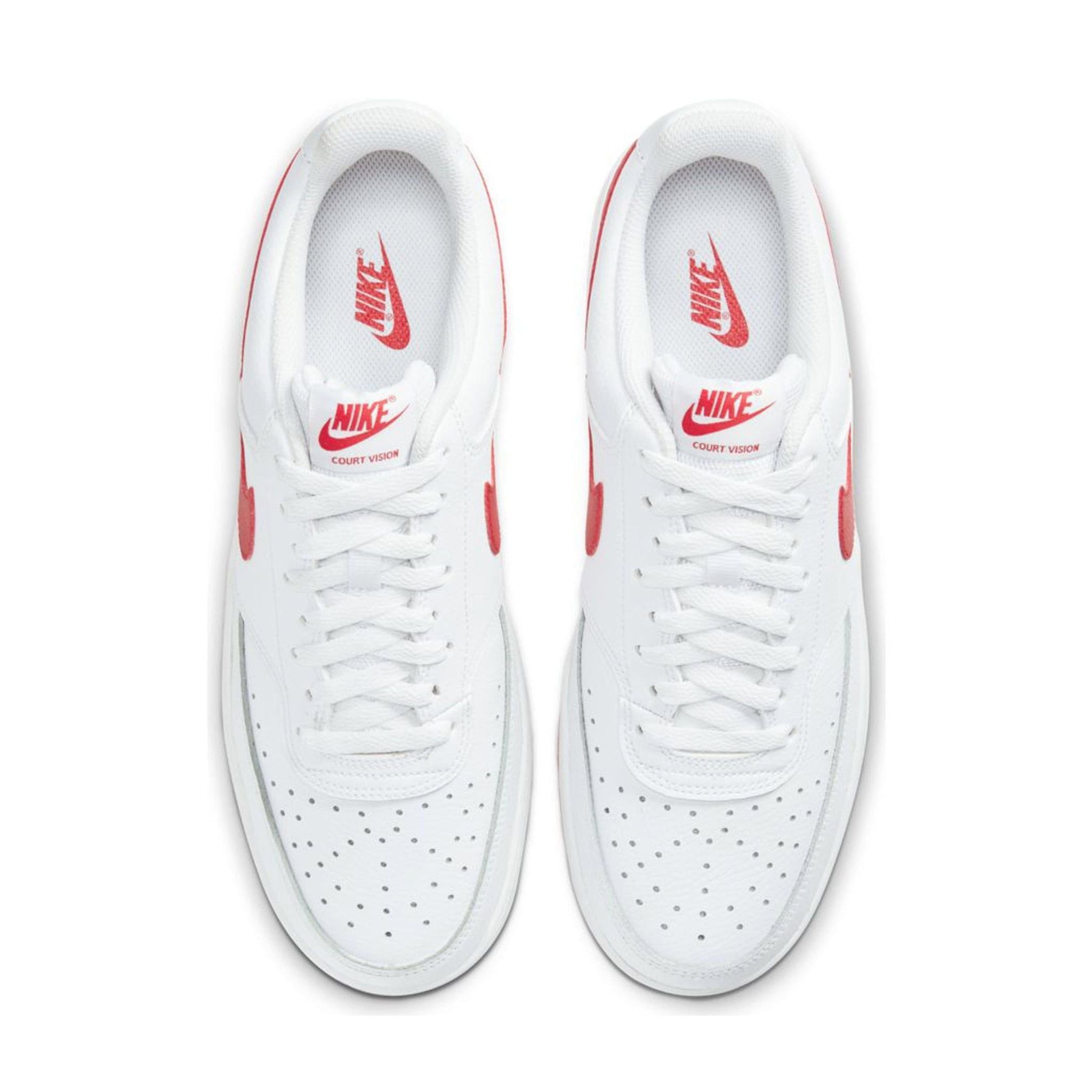  NIKE COURT VISION LOW WHITE UNIVERSITY RED CD5463-102 