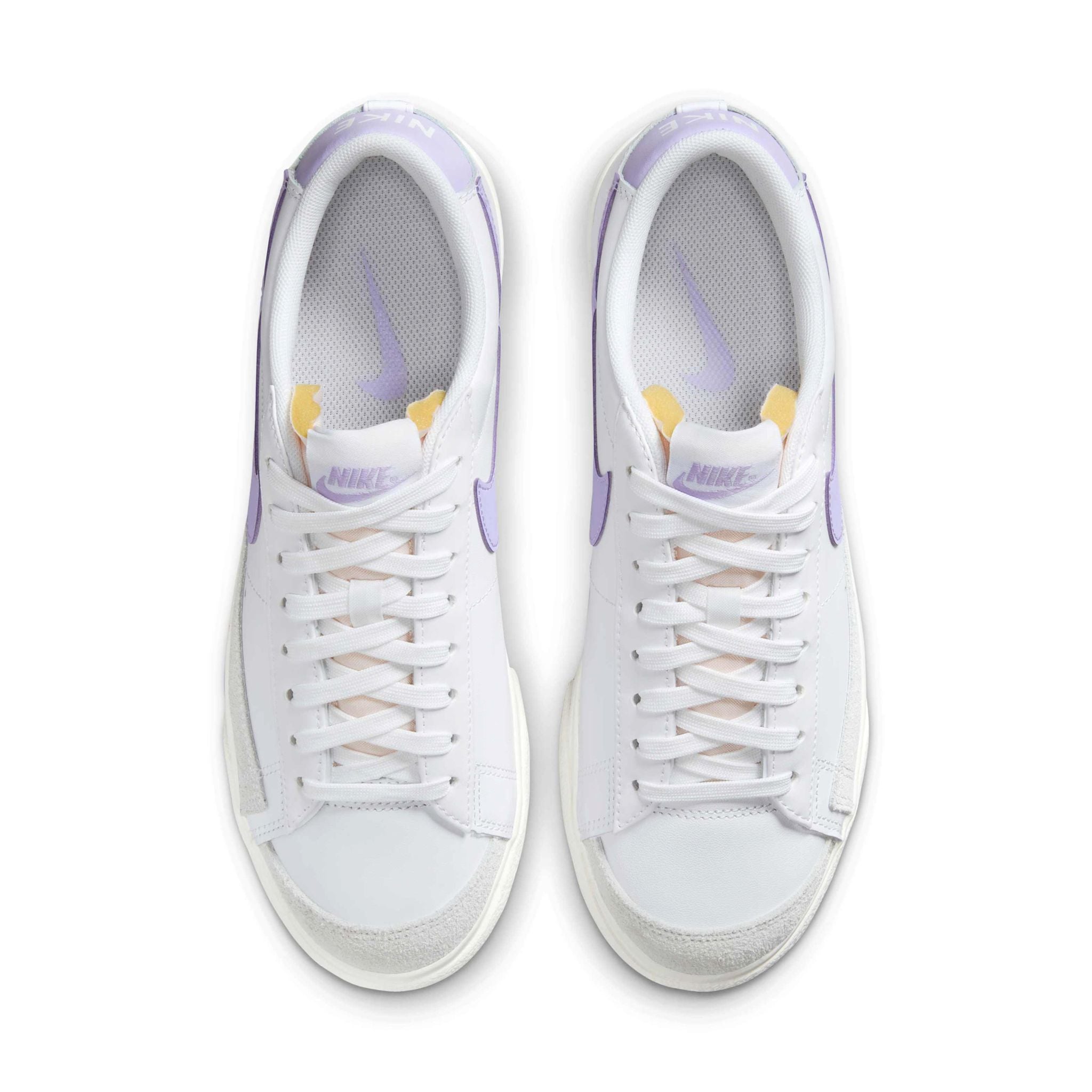  NIKE BLAZER LOW PLATFORM WHITE SAIL LILAC BLOOM DJ0292-114 