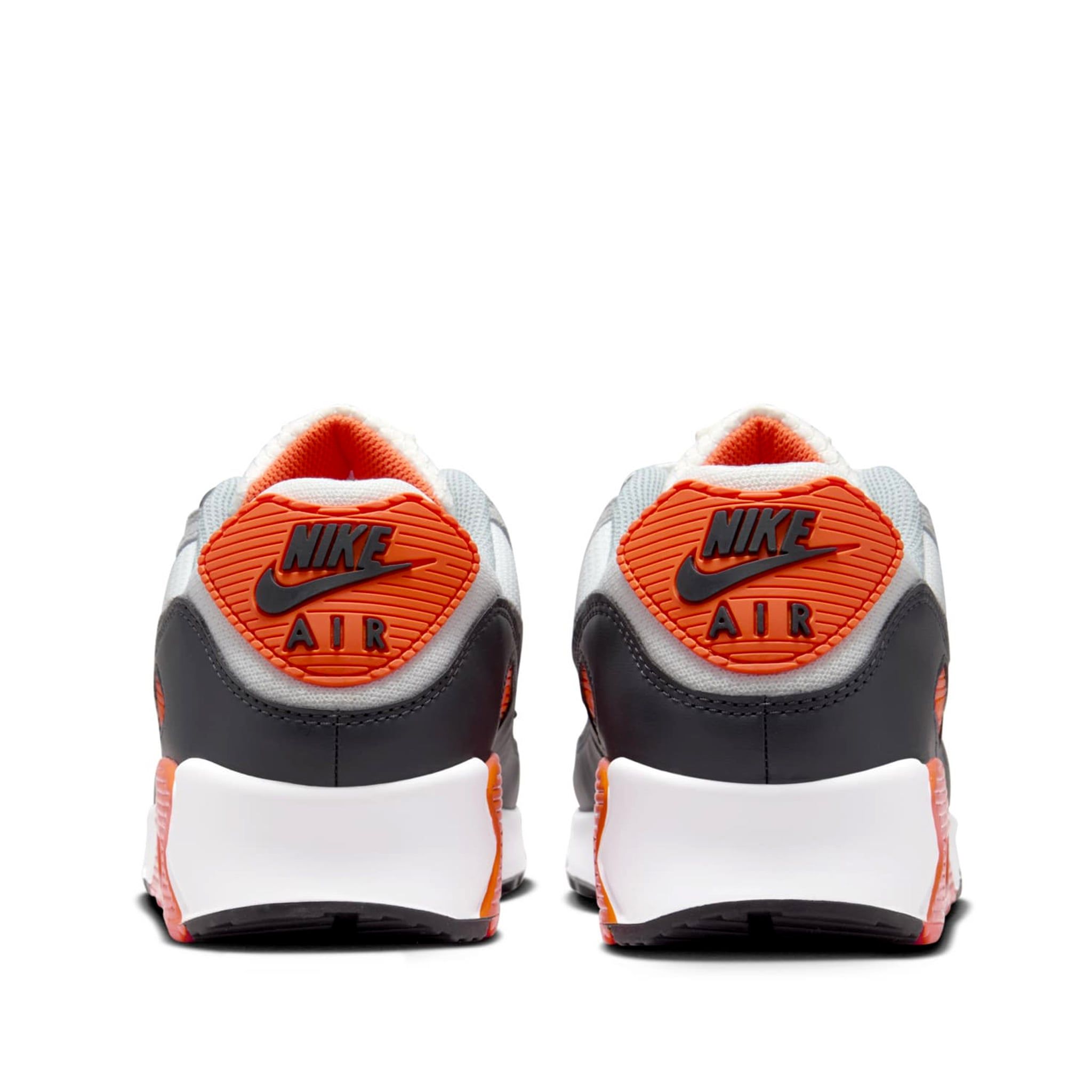  NIKE AIR MAX 90 SUMMIT WHITE SAFETY ORANGE SMOKE GREY DM0029-108 