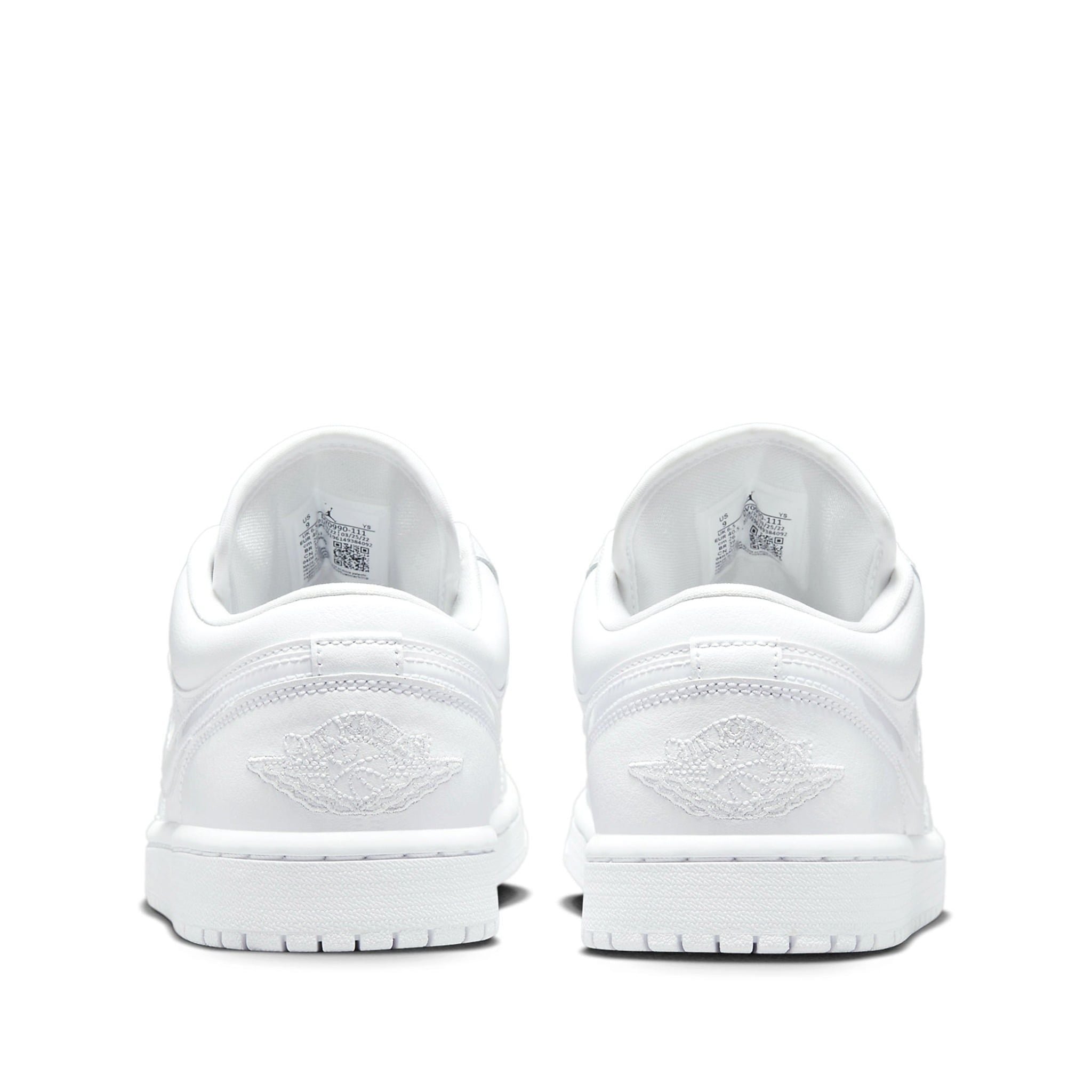  NIKE AIR JORDAN 1 LOW TRIPLE WHITE W DV0990-111 