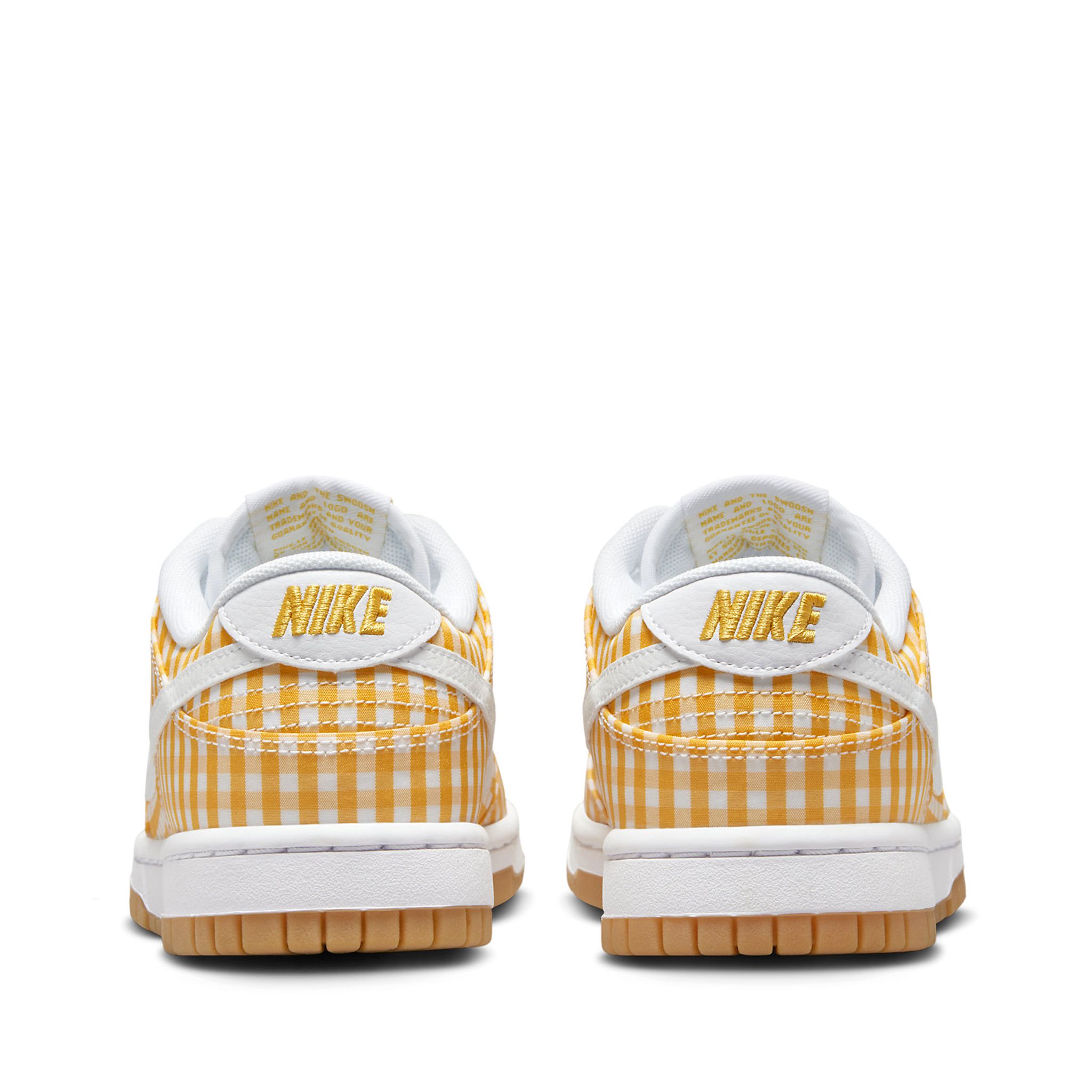  NIKE DUNK LOW YELLOW GINGHAM DZ2777-700 