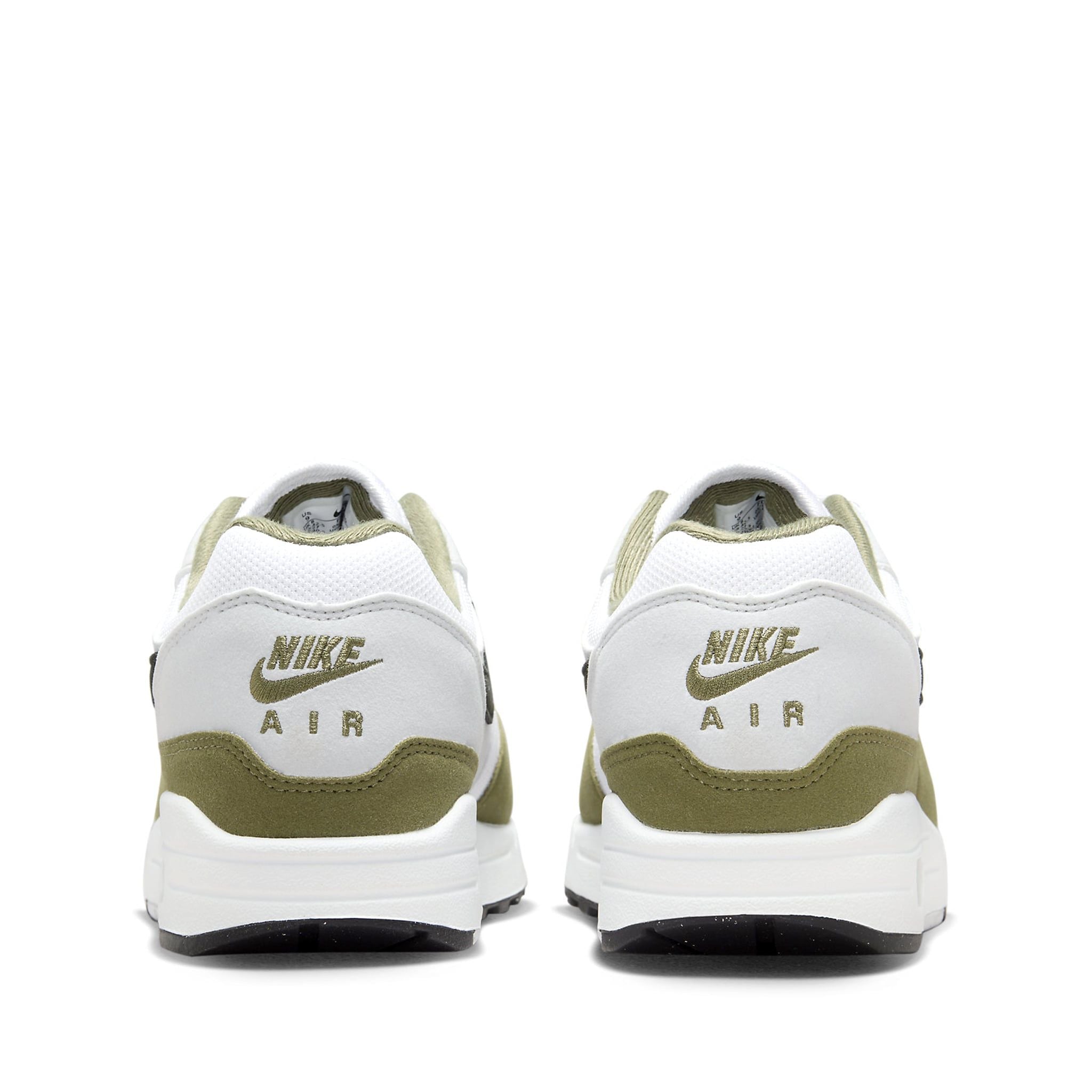  NIKE AIR MAX 1 WHITE BLACK MEDIUM OLIVE FD9082-102 
