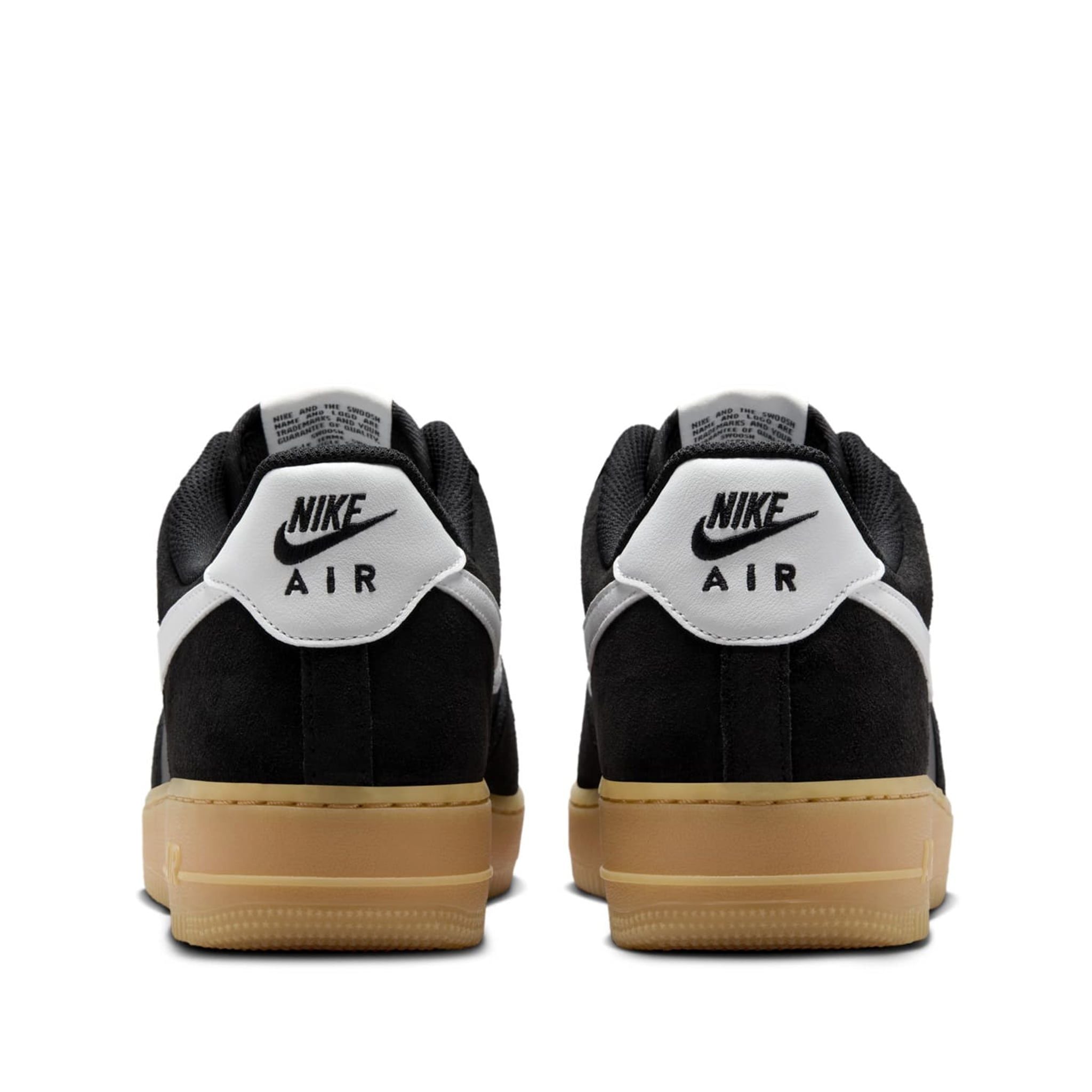  NIKE AIR FORCE 1 07 LV8 BLACK SUMMIT WHITE GUM FQ8714-004 