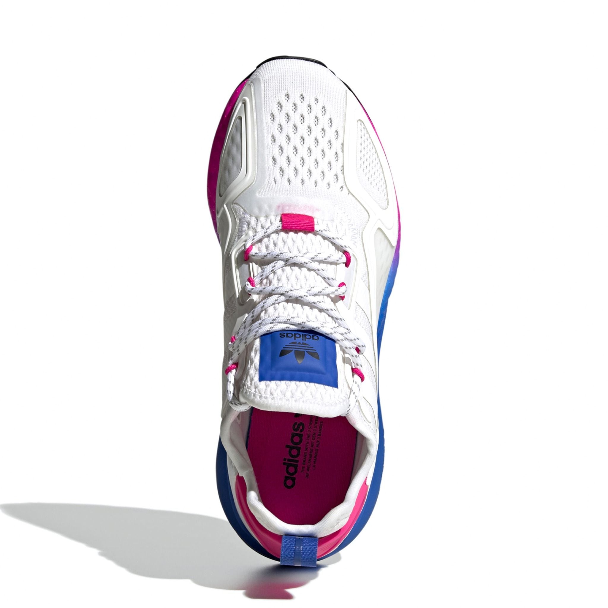  ADIDAS ZX 2K BOOST WHITE PINK BLUE FY0605 