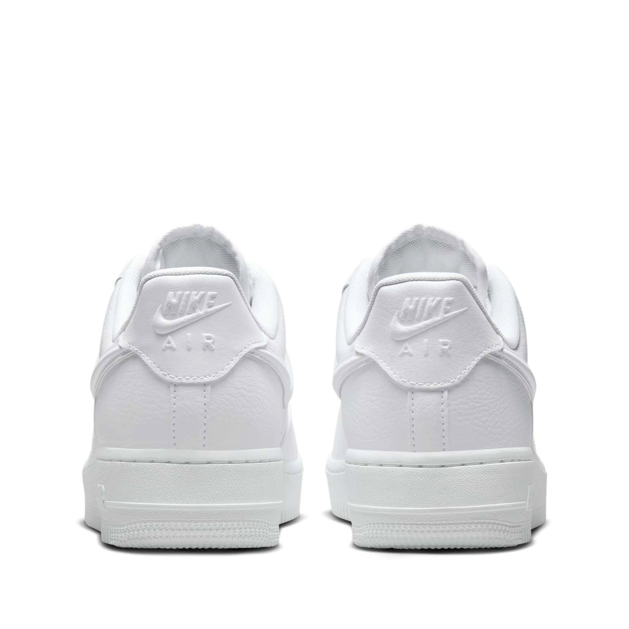  NIKE AIR FORCE 1 07 NEXT NATURE TRIPLE WHITE BULBOUS SWOOSH HF2014-100 