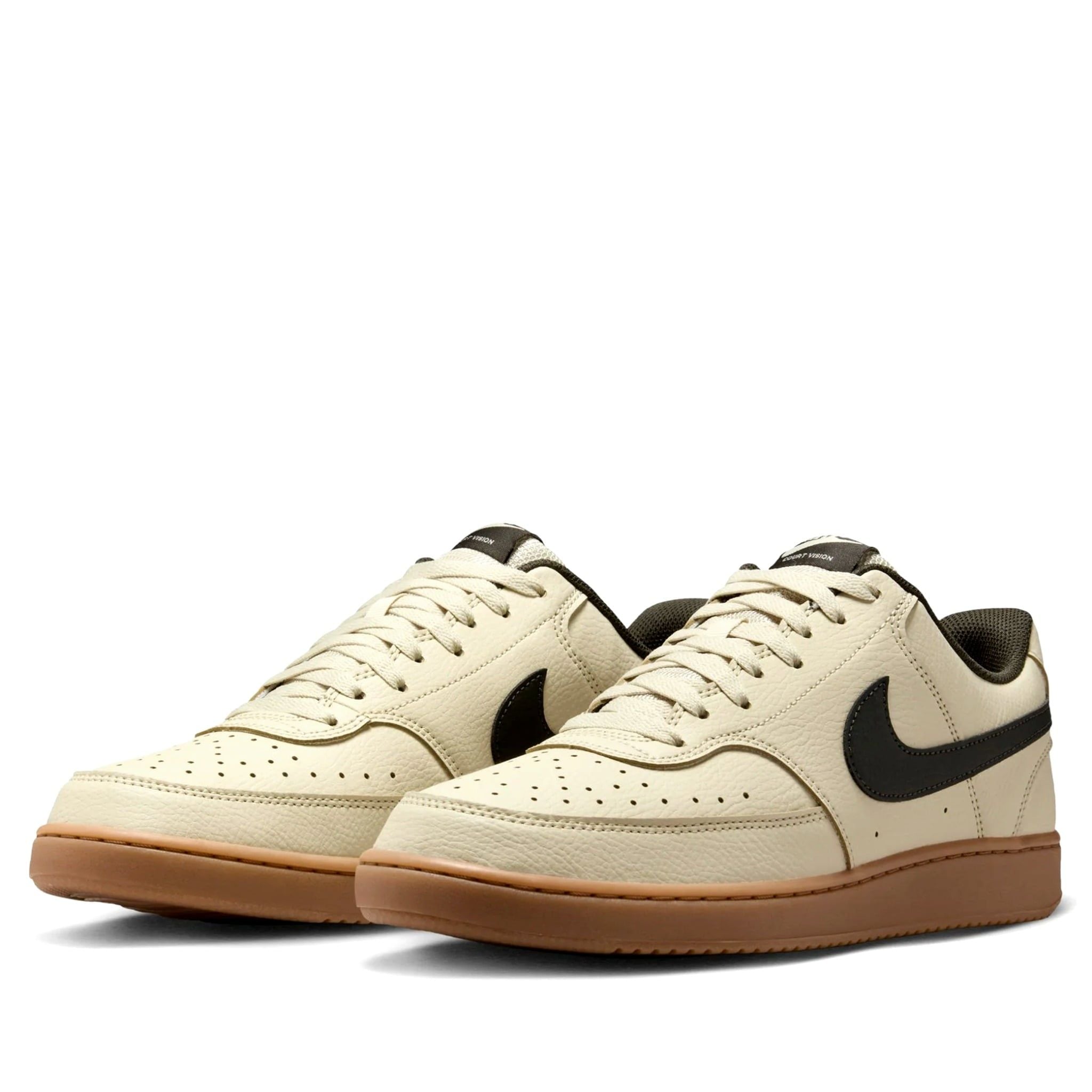  NIKE COURT VISION LOW LIGHT KHAKI GREEN GUM HV4506-200 