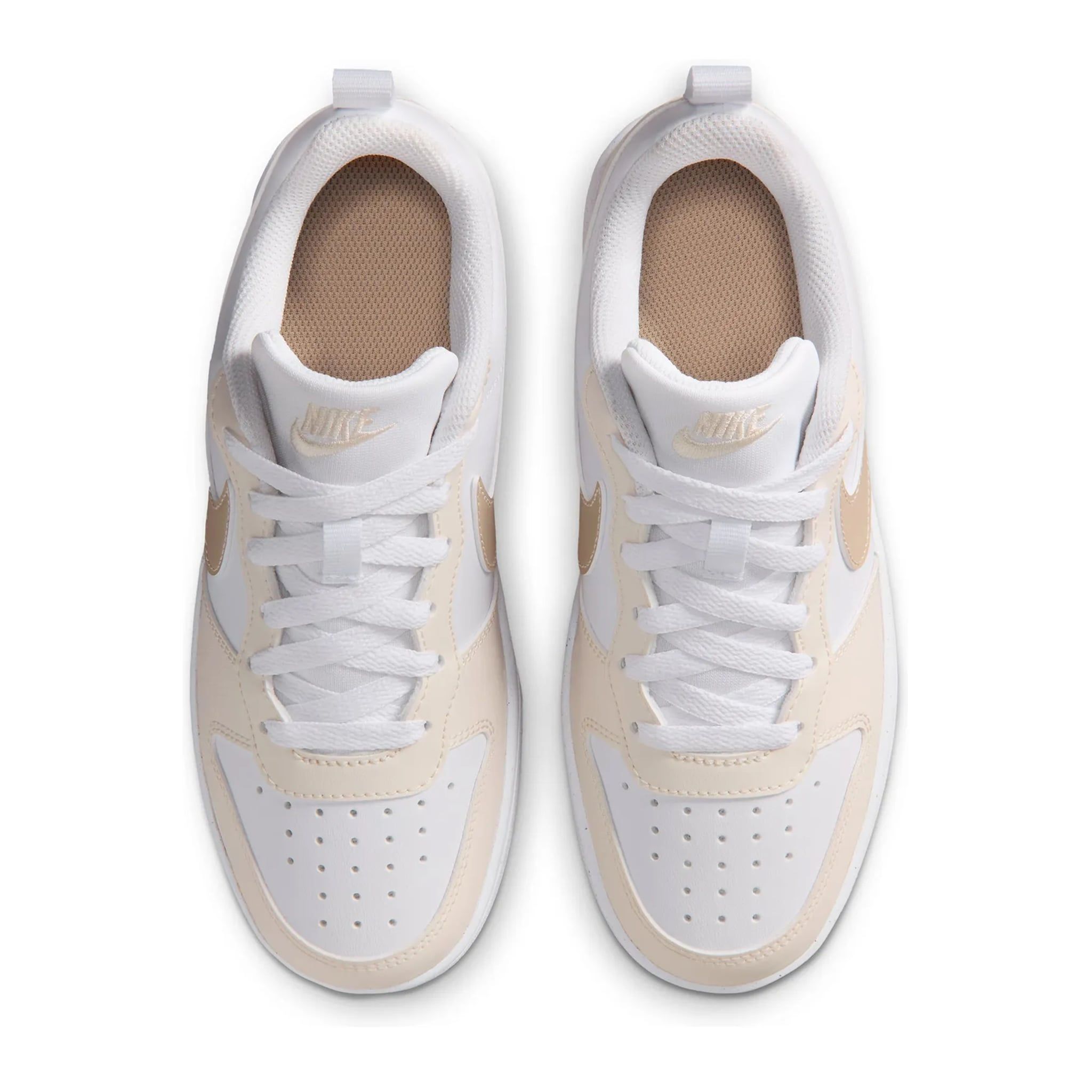  NIKE COURT BOROUGH LOW WHITE CHALK SHIMMER IR5462-100 