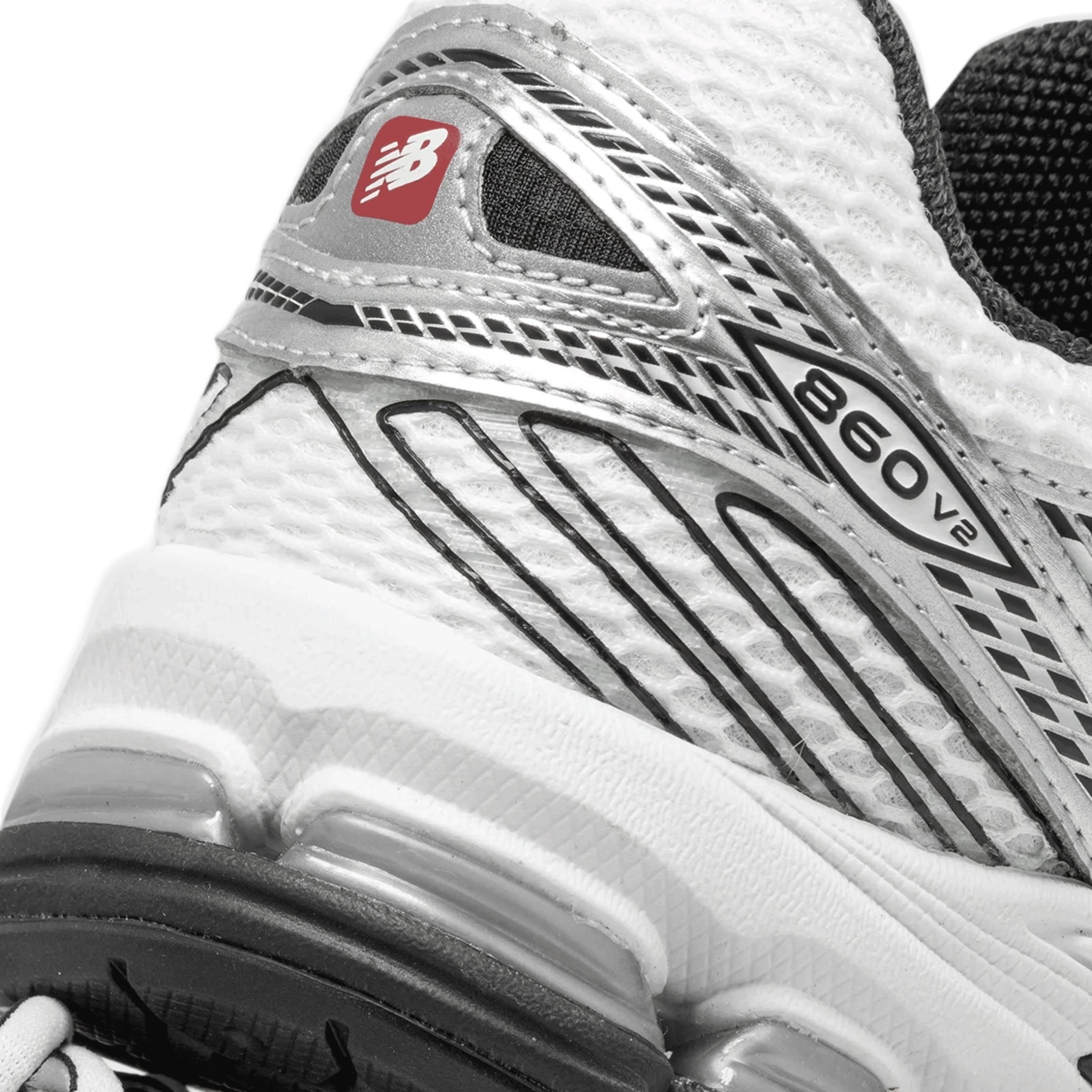  NEW BALANCE 860V2 BLACK WHITE SILVER ML860XD 