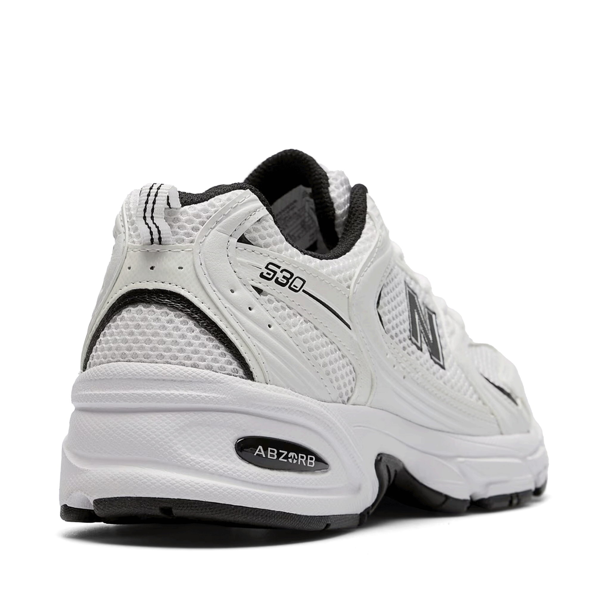  NEW BALANCE 530 WHITE BLACK DETAILS MR530EWB 