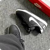  NIKE BIG NIKE LOW BLACK WHITE 355152-016 
