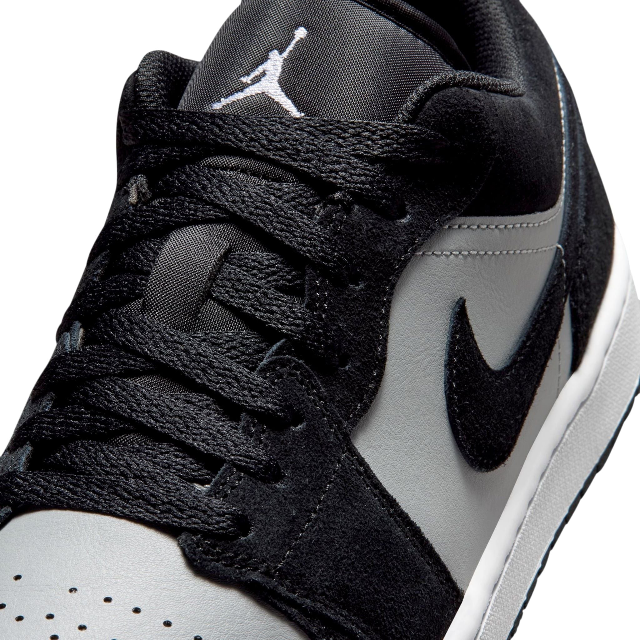 AIR JORDAN 1 LOW BLACK LIGHT SMOKE GREY 553558-048 