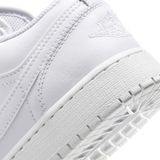  NIKE AIR JORDAN 1 LOW TRIPLE WHITE GS 553560-136 