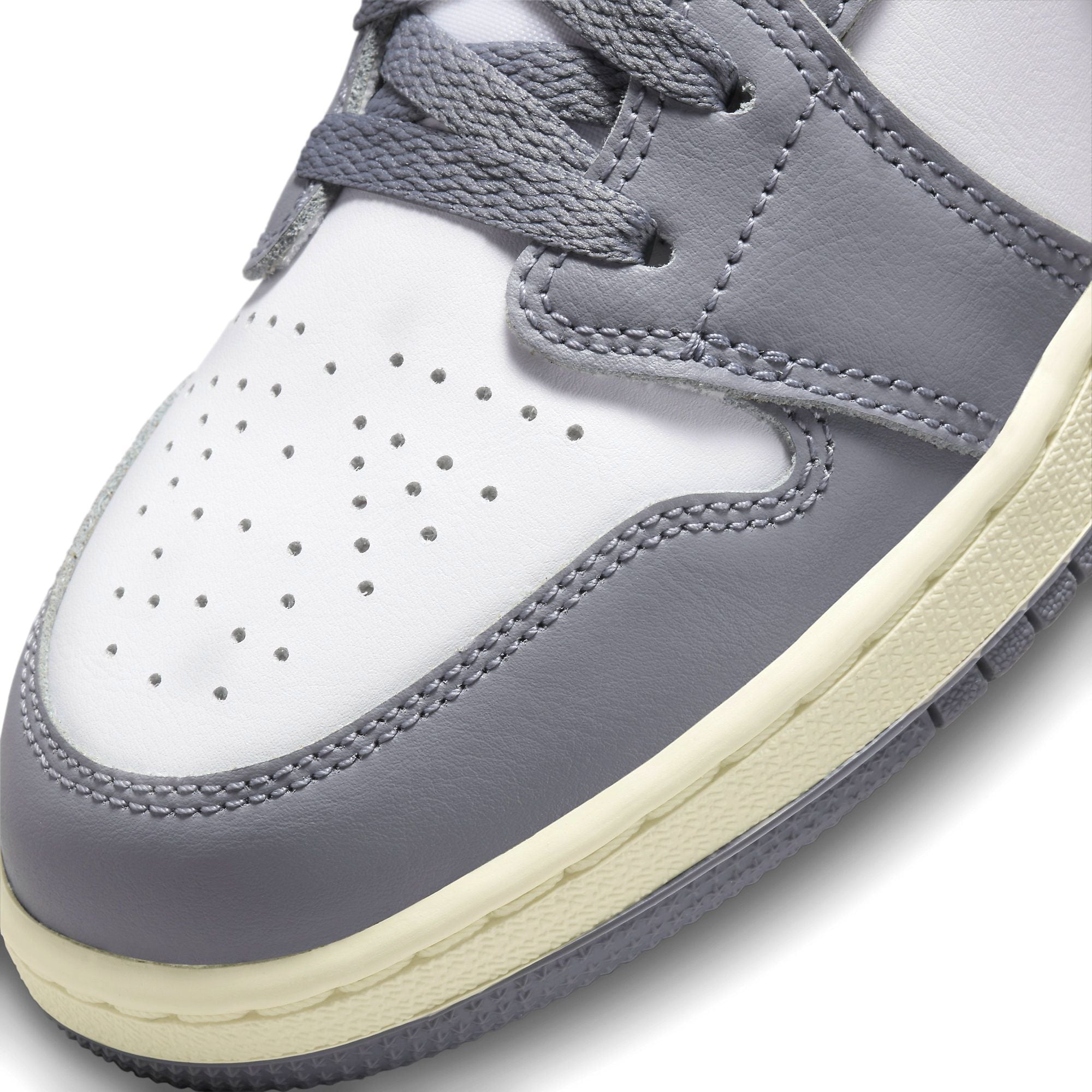  NIKE AIR JORDAN 1 LOW VINTAGE GREY GS 553560-053 