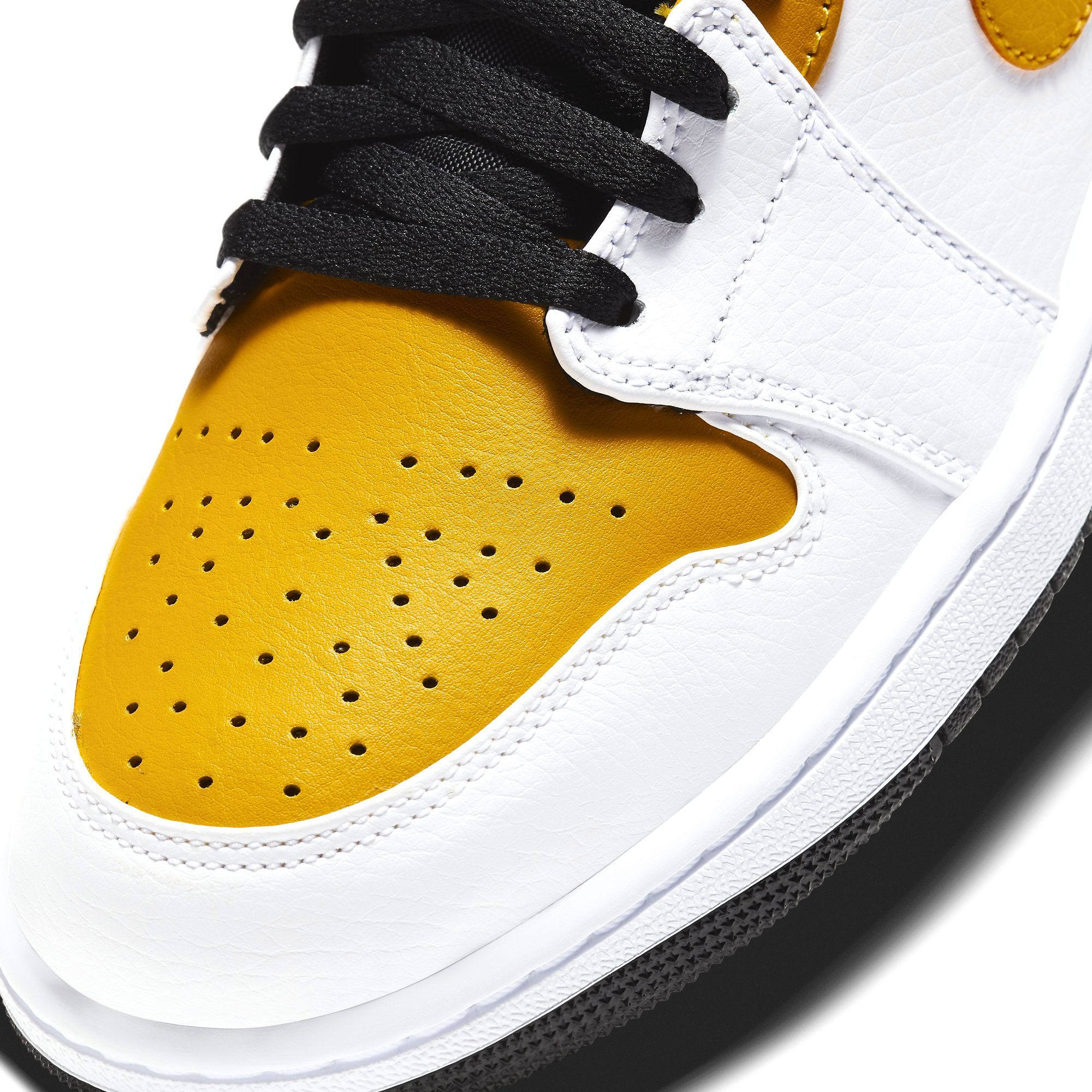  NIKE AIR JORDAN 1 MID UNIVERSITY GOLD 554724-170 