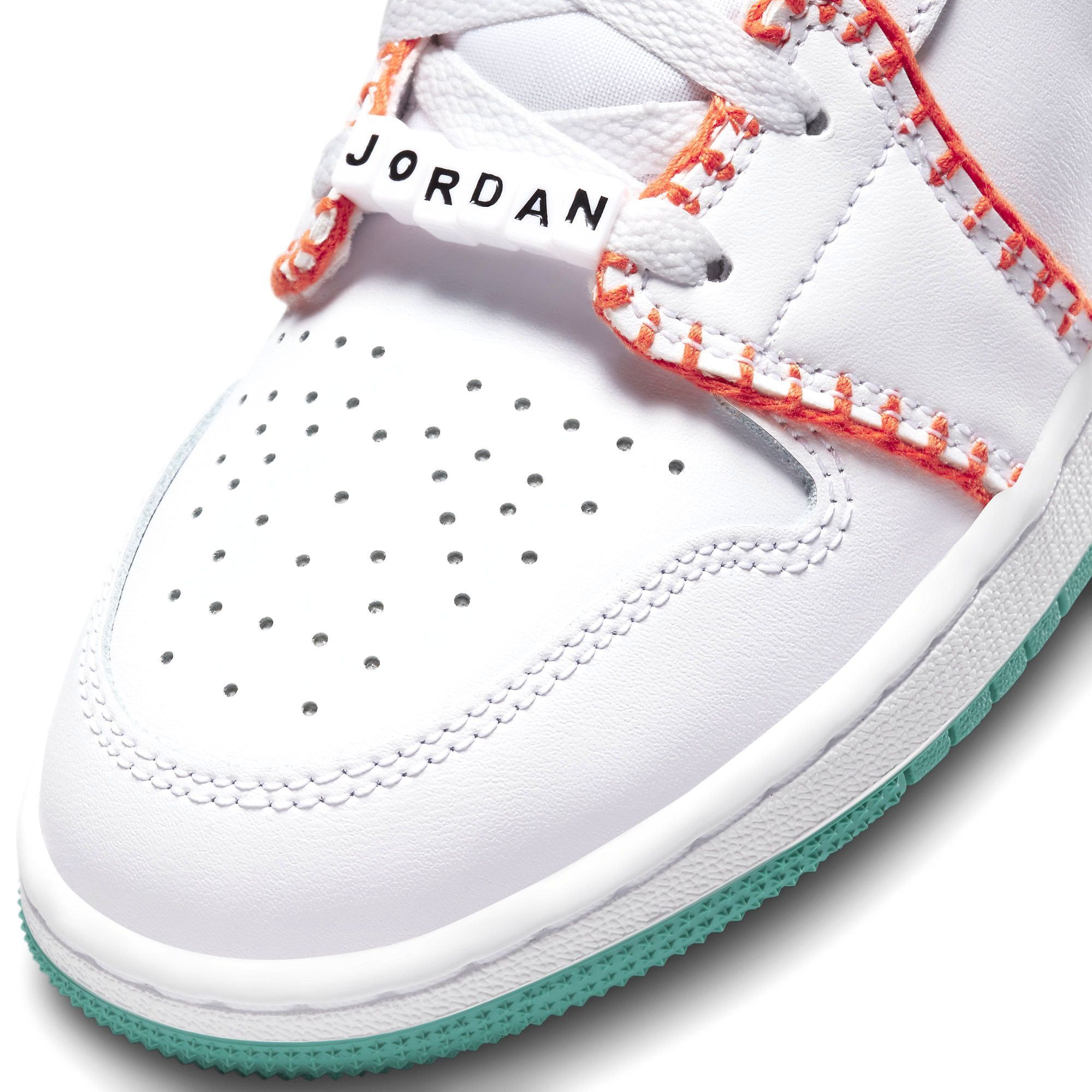  NIKE AIR JORDAN 1 MID MULTI KNIT GS DM6218-100 